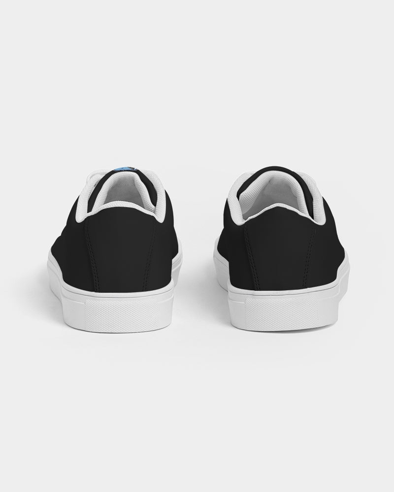 plain flite men's faux-leather sneaker