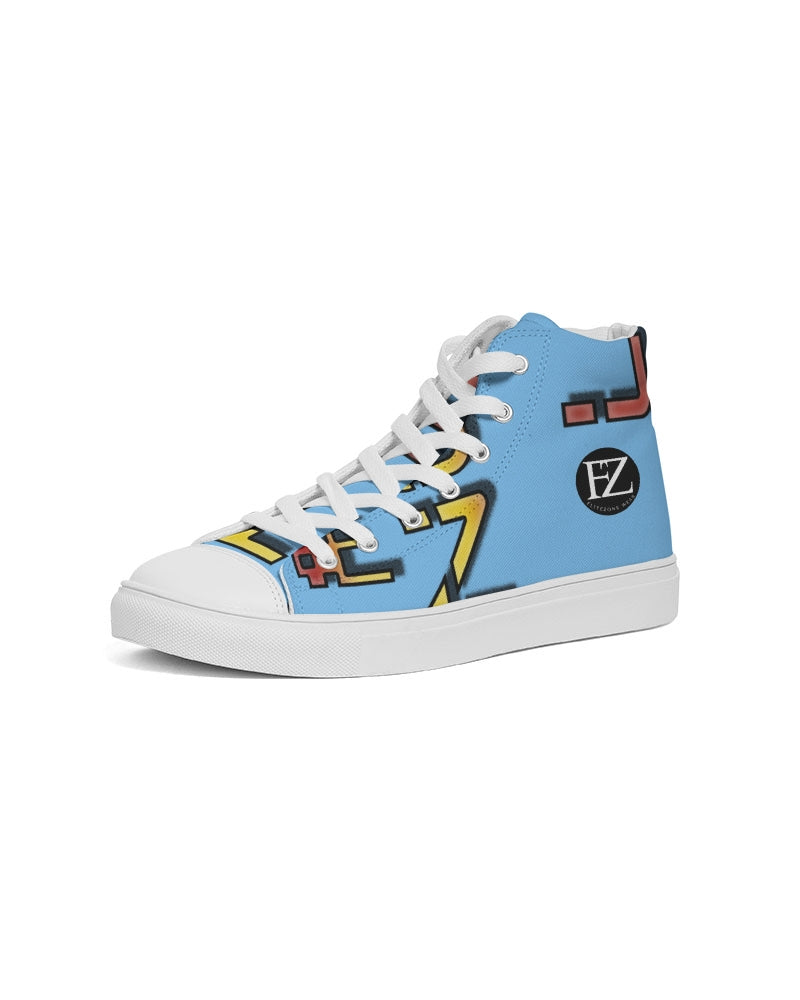 blue sky zone women's hightop canvas shoe
