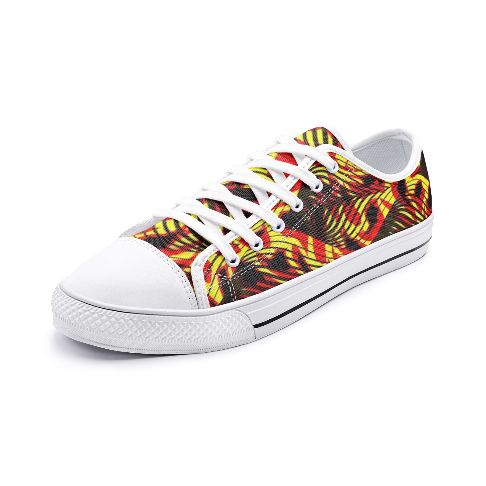 FZ African Print Unisex Low Top Canvas Shoes - FZwear