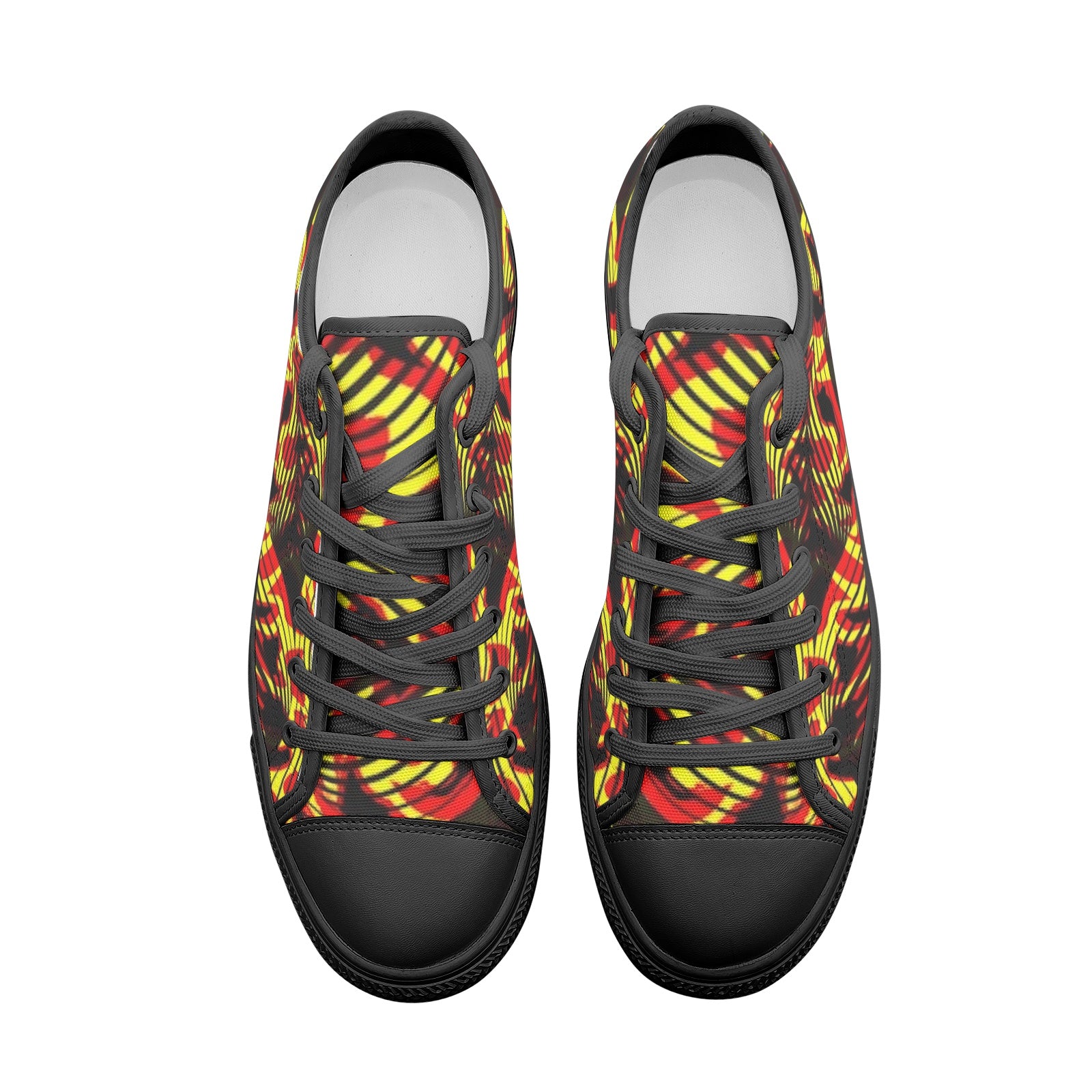 FZ African Print Unisex Low Top Canvas Shoes - FZwear