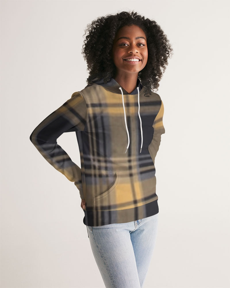 fz plaid women's hoodie