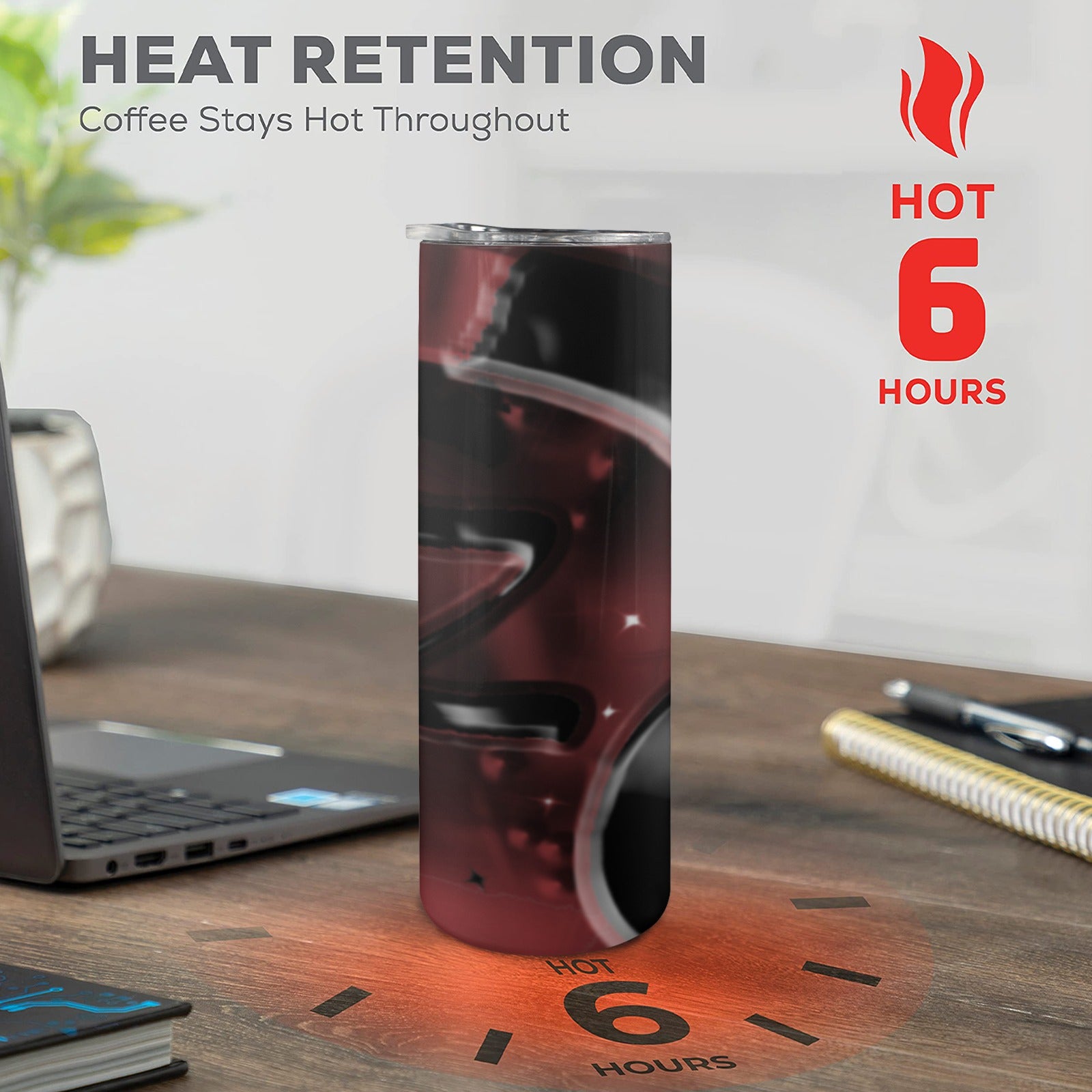 fz cold cup 20oz tall skinny tumbler with lid and straw