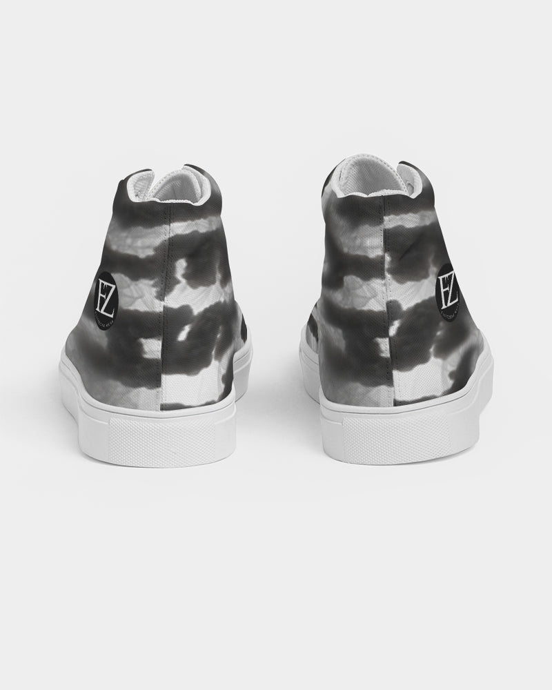 weed zone men's hightop canvas shoe