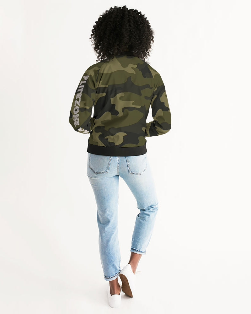 darker shade women's bomber jacket