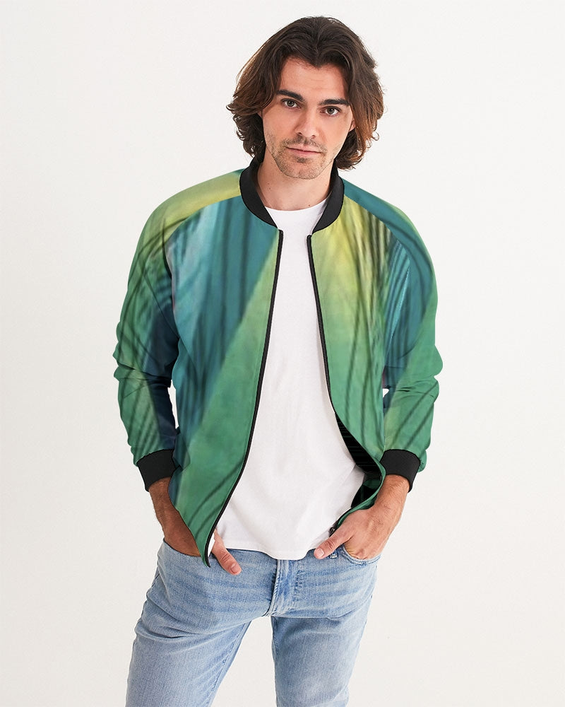 fzwear stripe men's bomber jacket