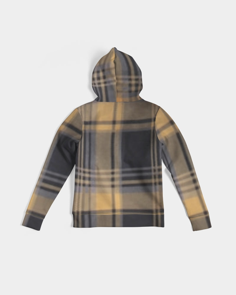 fz plaid women's hoodie