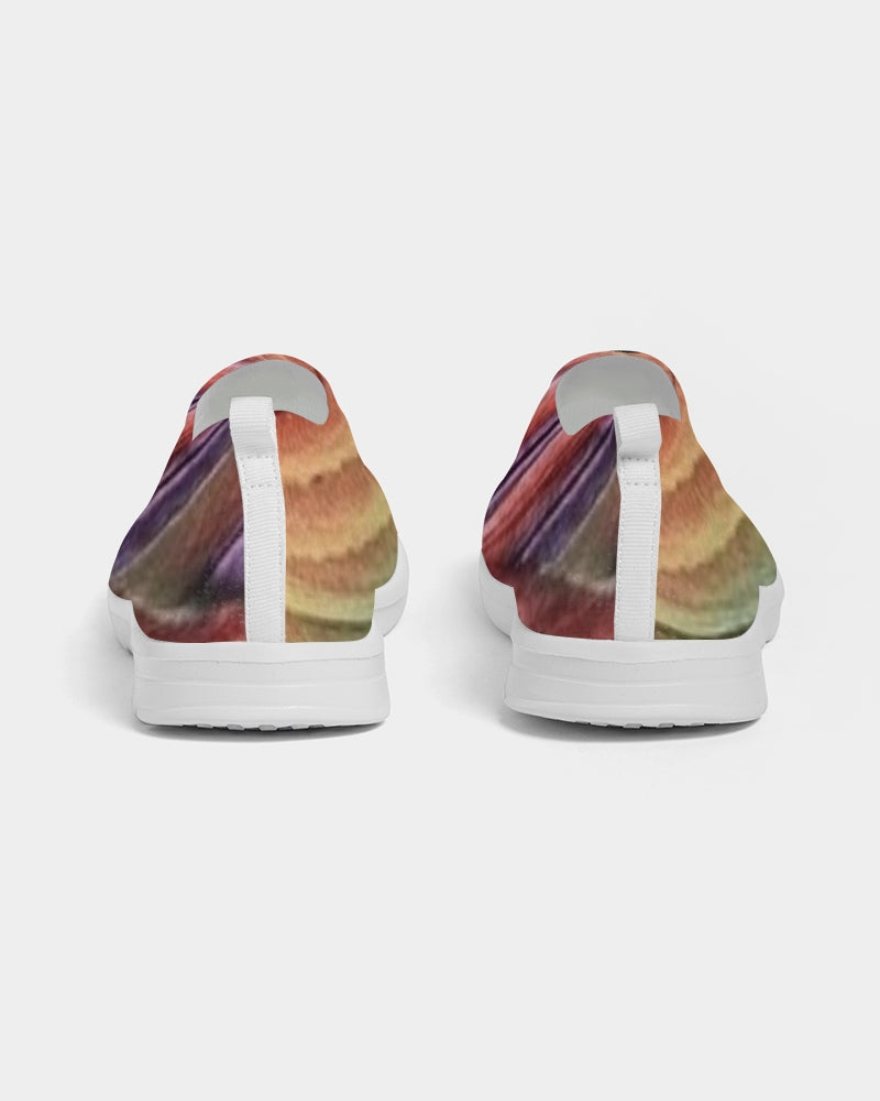 abstract zone women's slip-on flyknit shoe