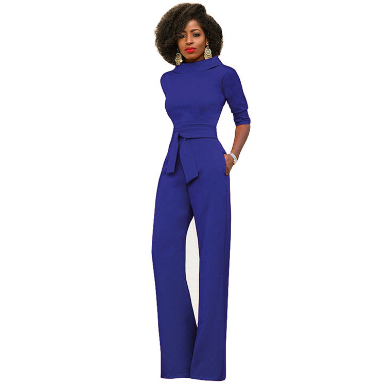 FZ Women High Waist Wide Leg Jumpsuit - FZwear
