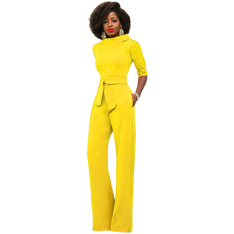 FZ Women High Waist Wide Leg Jumpsuit - FZwear