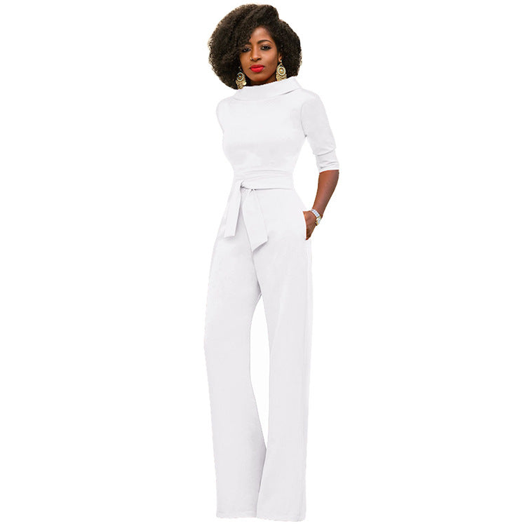 FZ Women High Waist Wide Leg Jumpsuit - FZwear