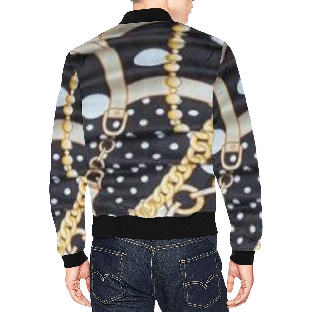 fz men's designer jacket men's all over print casual jacket (model h19)