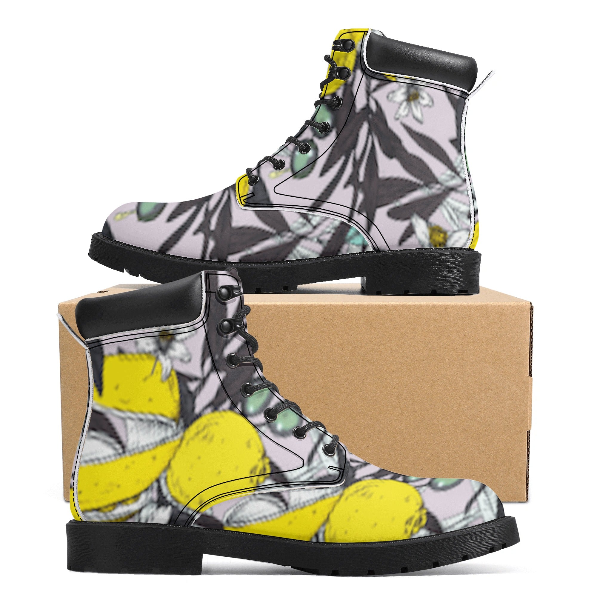 fz women's all season leather boots