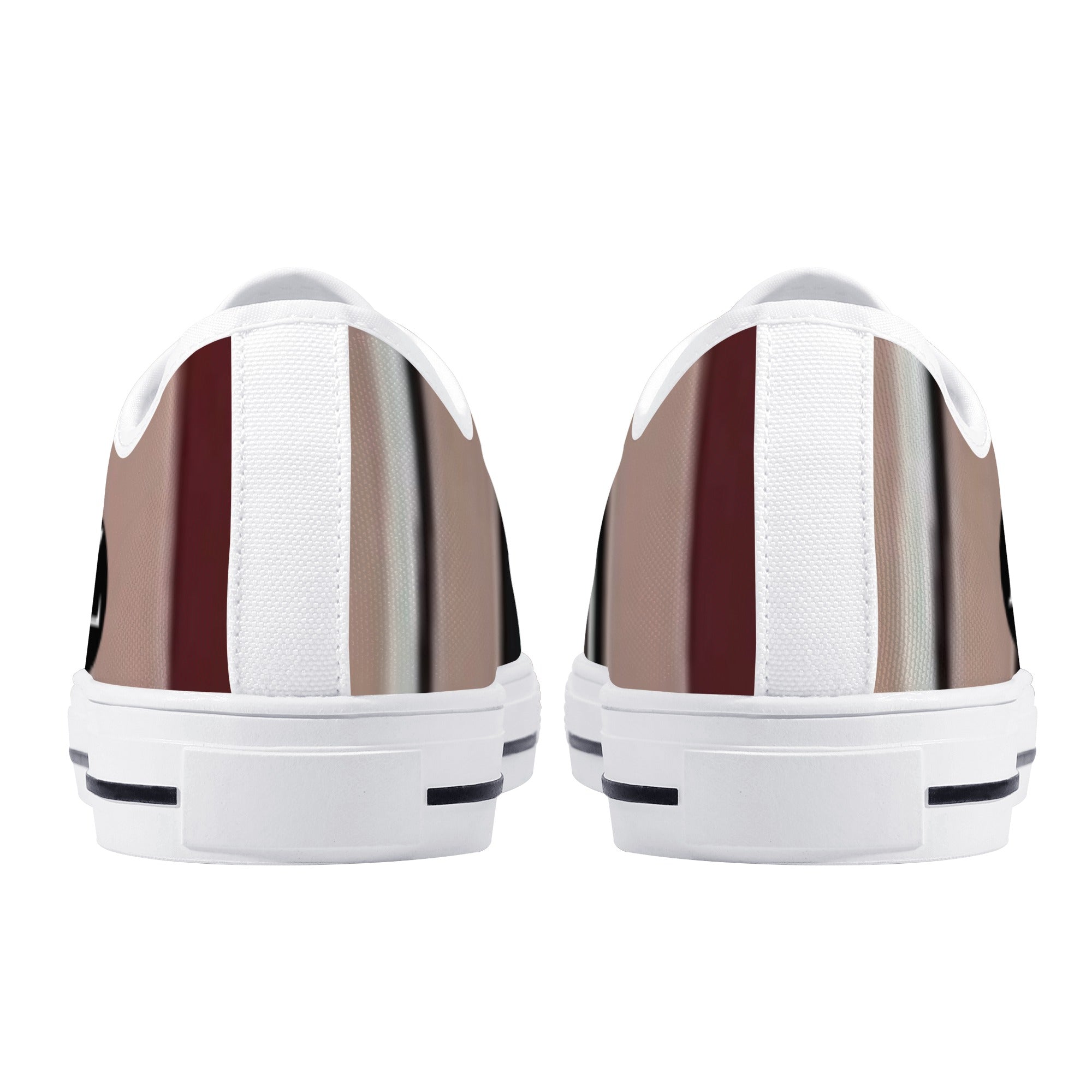 Men's Low Top Canvas Shoes With Customized Tongue - FZwear