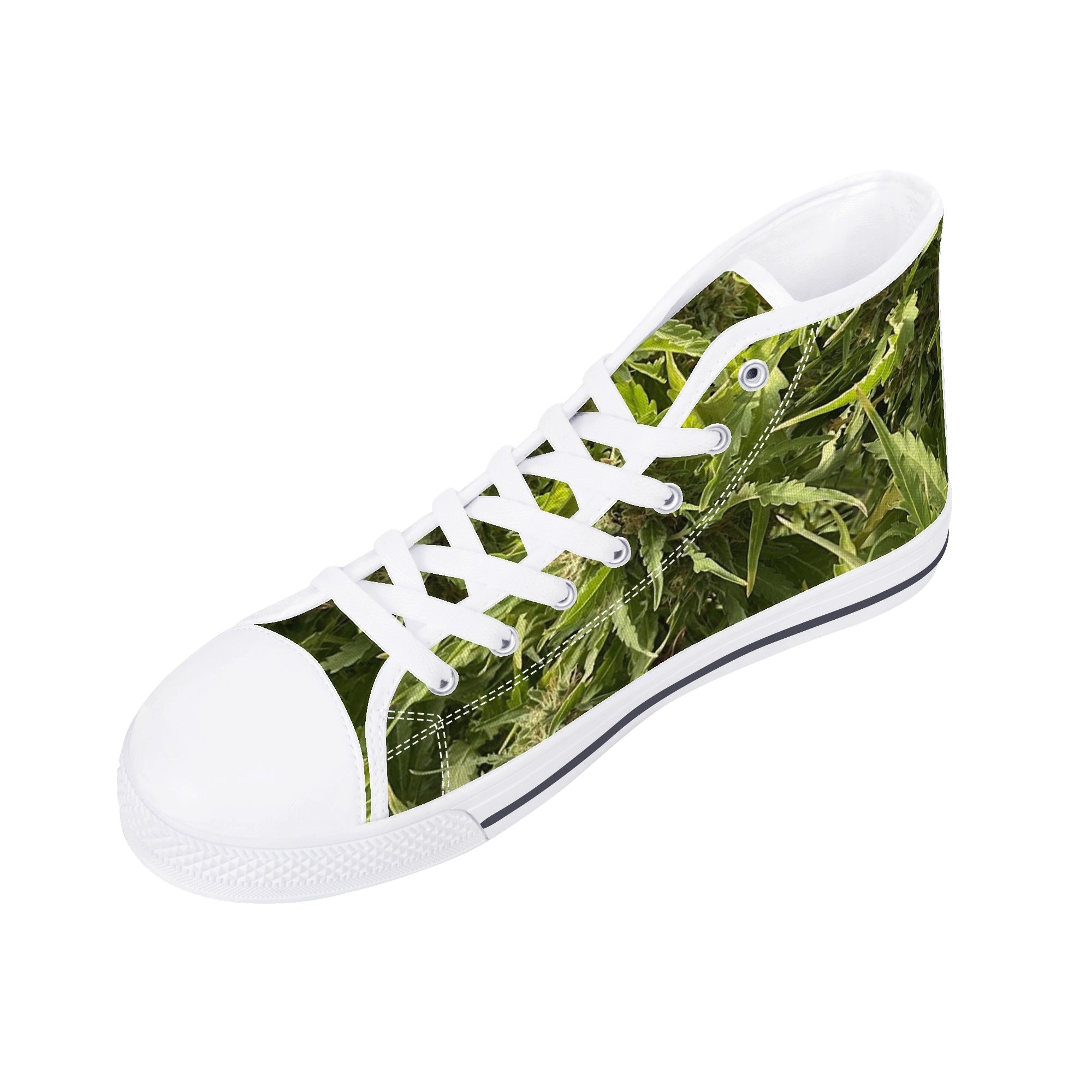 FZ Men's High Top Weed Canvas Shoes - FZwear
