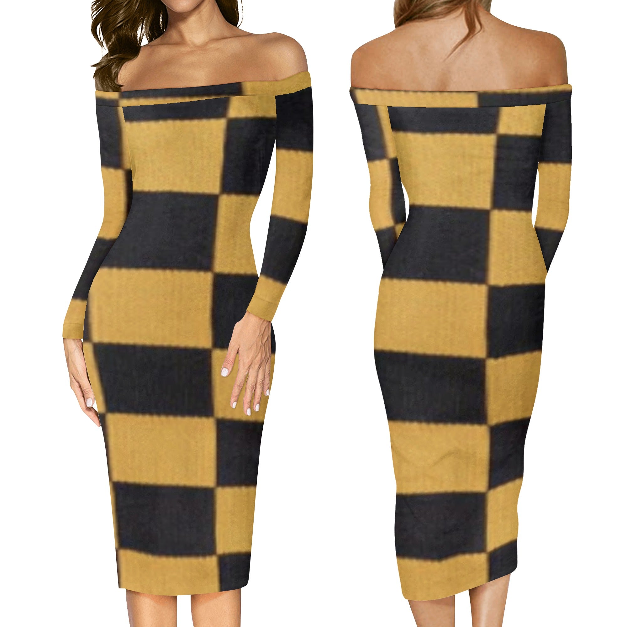 FZ Women's Long Sleeve Off The Shoulder Dress - FZwear