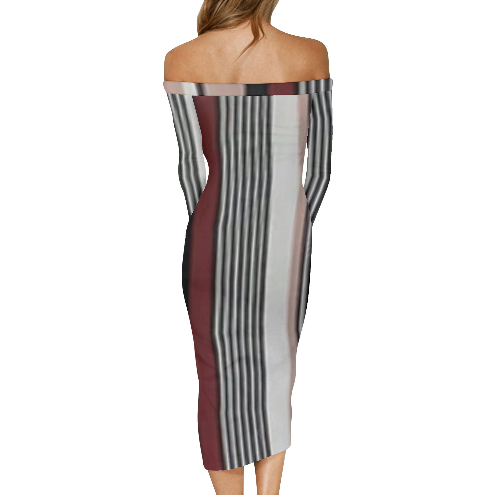 FZ Women's Long Sleeve Off The Shoulder Dress - FZwear