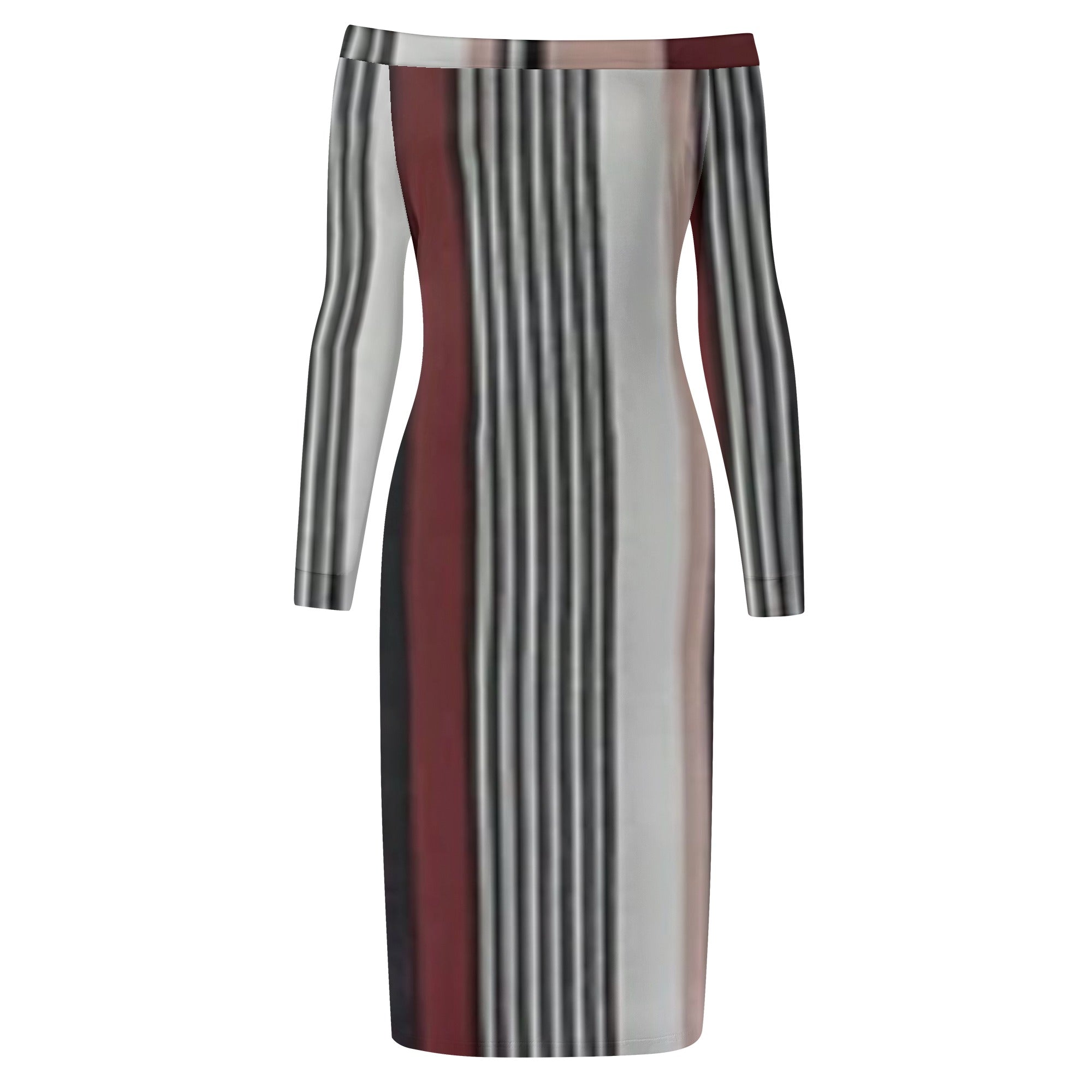 FZ Women's Long Sleeve Off The Shoulder Dress - FZwear