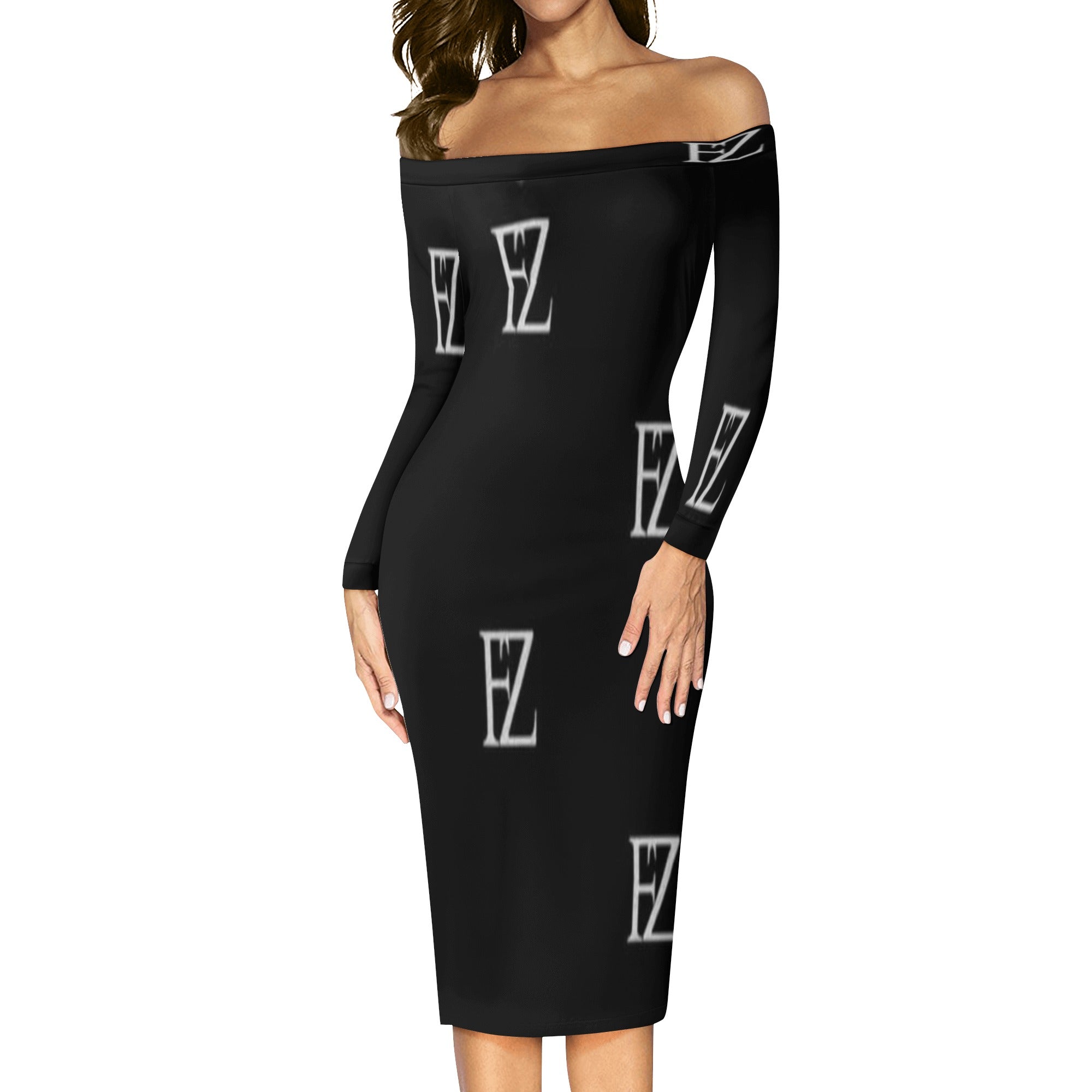 FZ Women's Long Sleeve Off The Shoulder Dress - FZwear