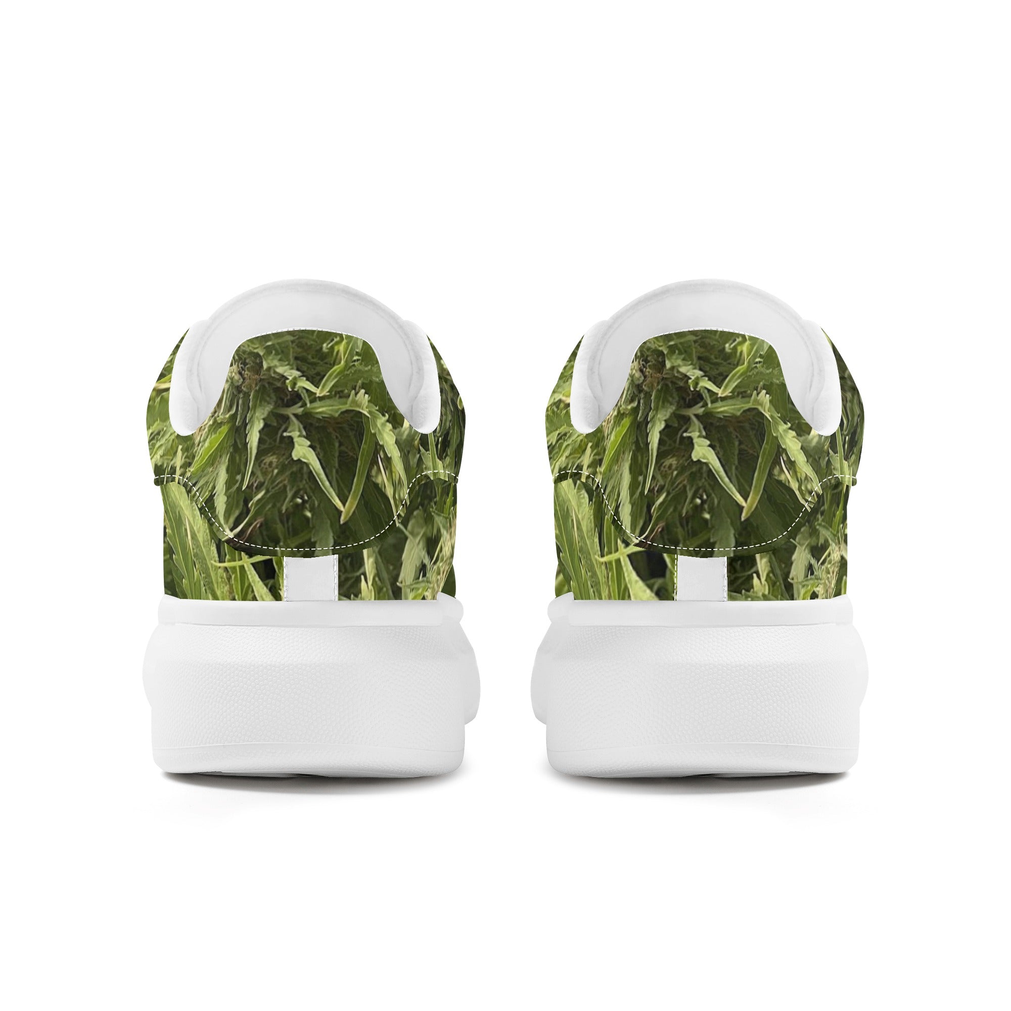 FZ Men's White Tongue Weed Chunky Shoes - FZwear