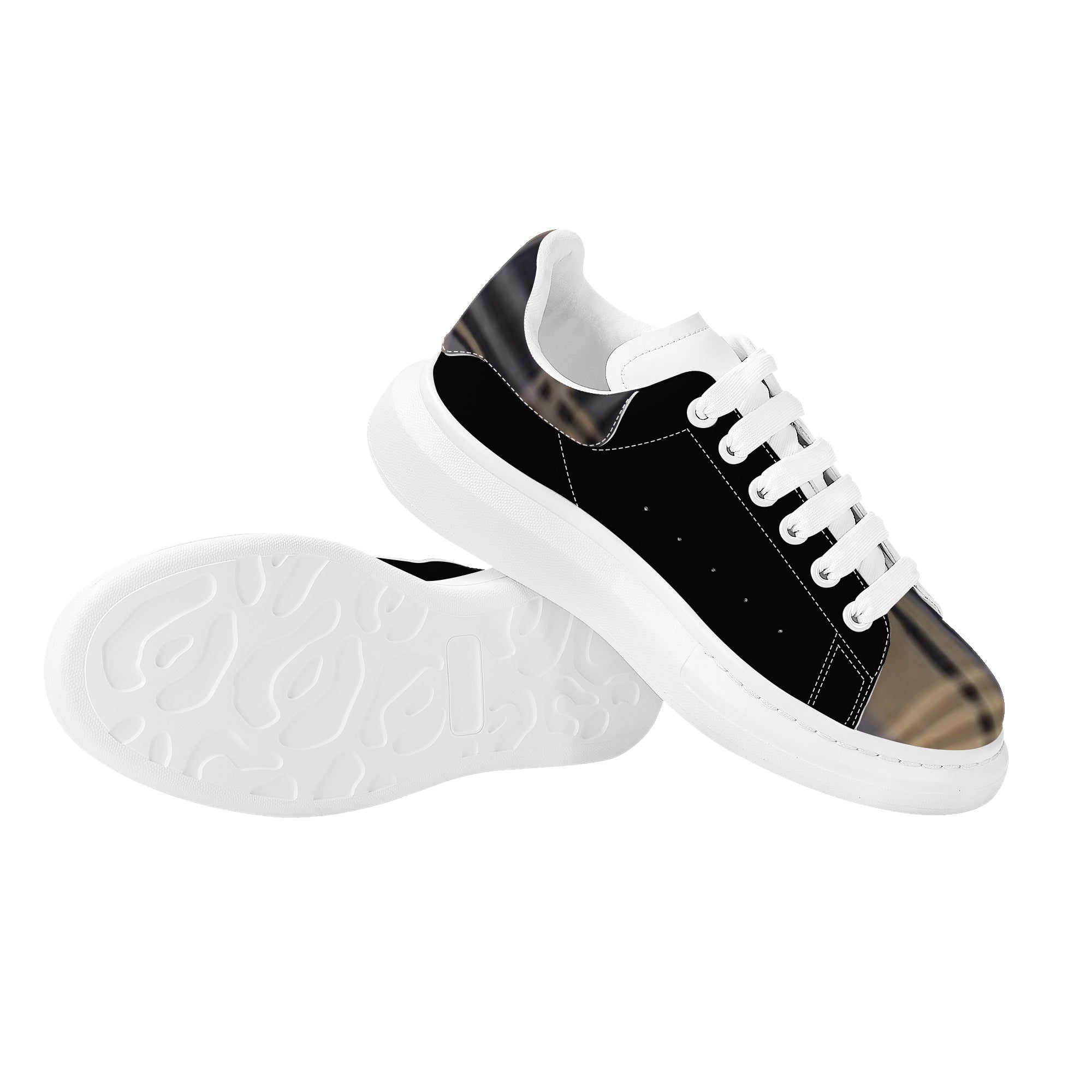 FZ Men's White Tongue Chunky Shoes - FZwear