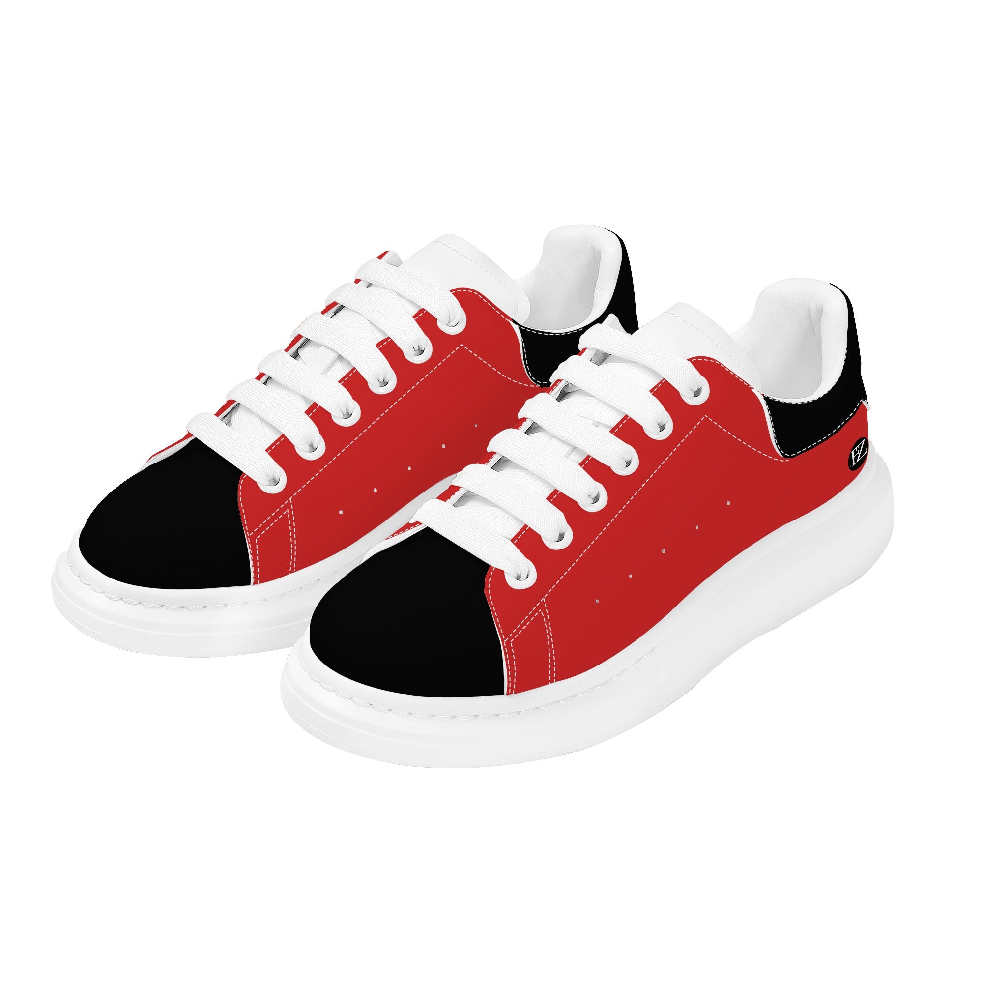 FZ Men's White Tongue Chunky Shoes - FZwear