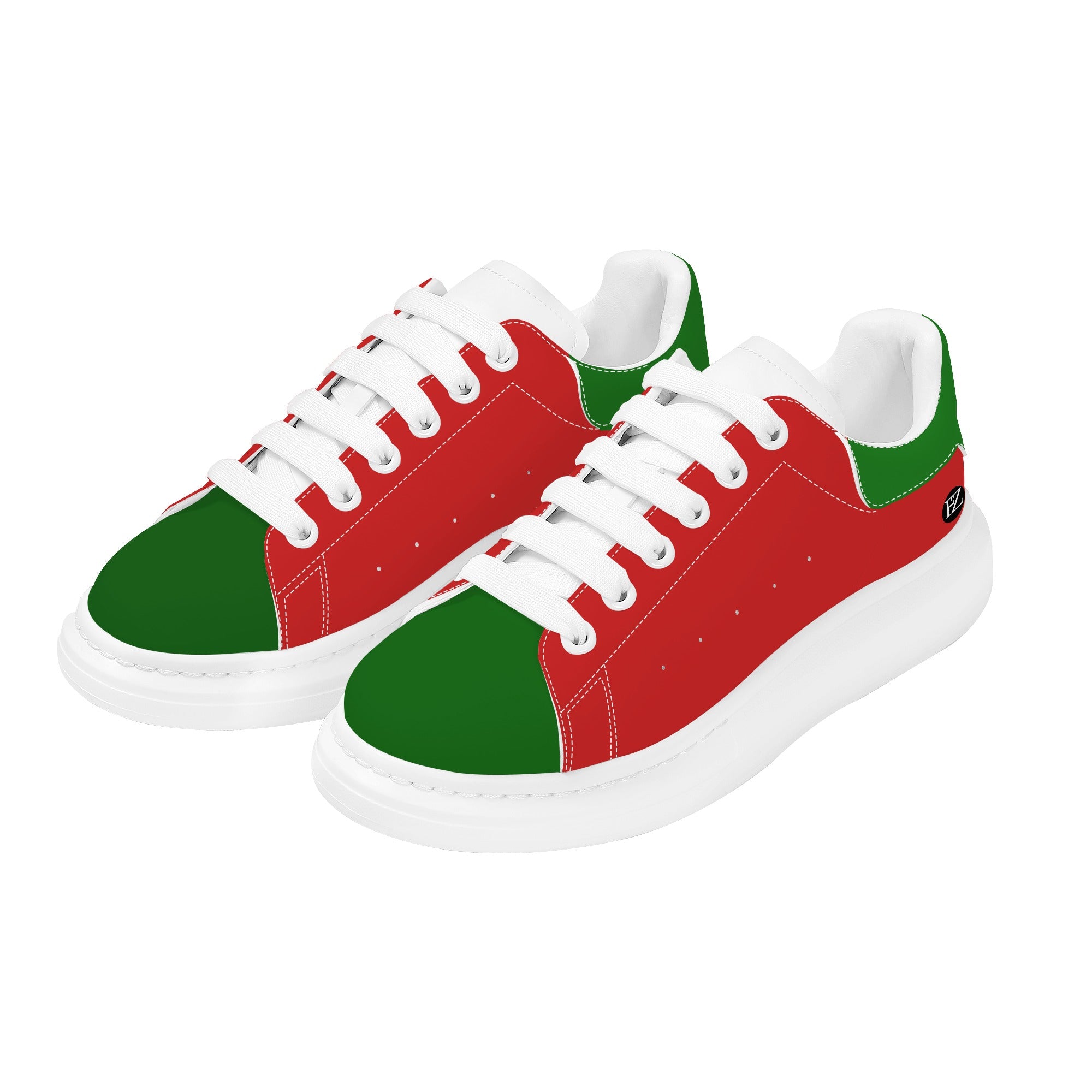 FZ Men's White Tongue Chunky Shoes - FZwear