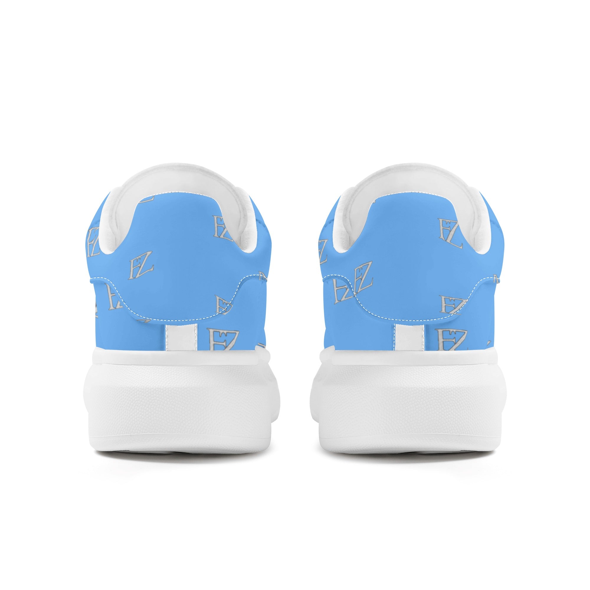 FZ Women's White Tongue Low Top Chunky Shoes - FZwear