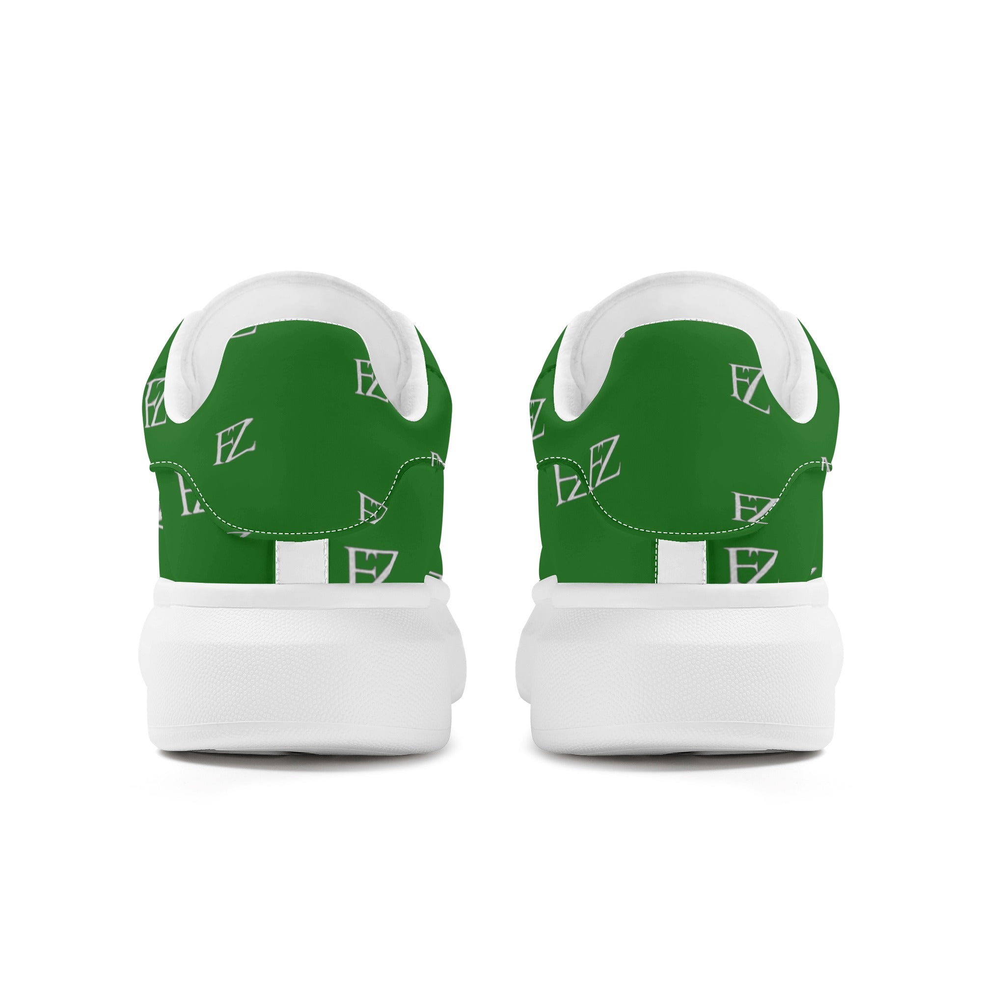 FZ Women's White Tongue Low Top Chunky Shoes - FZwear