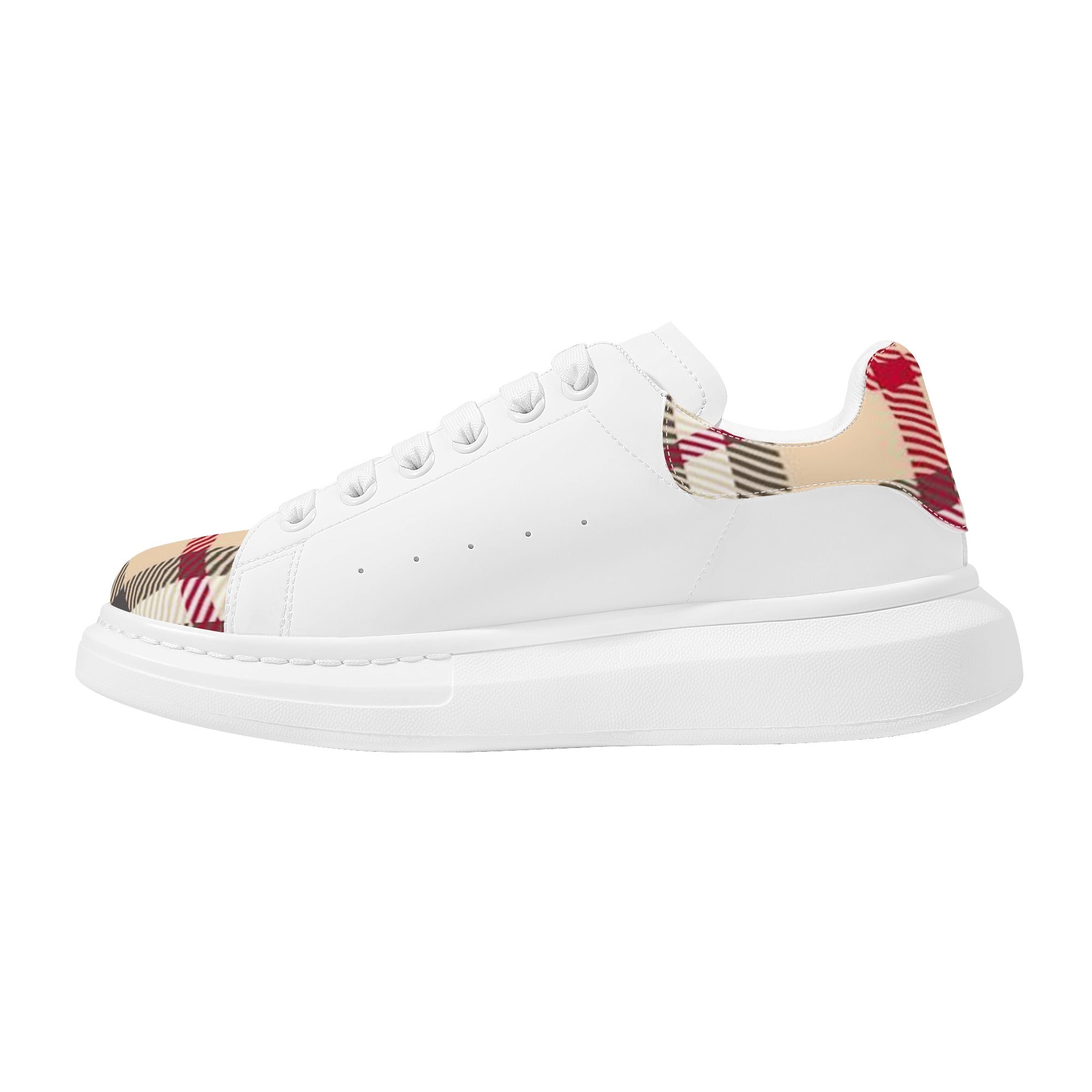 FZ Men's White Tongue Chunky Shoes - FZwear