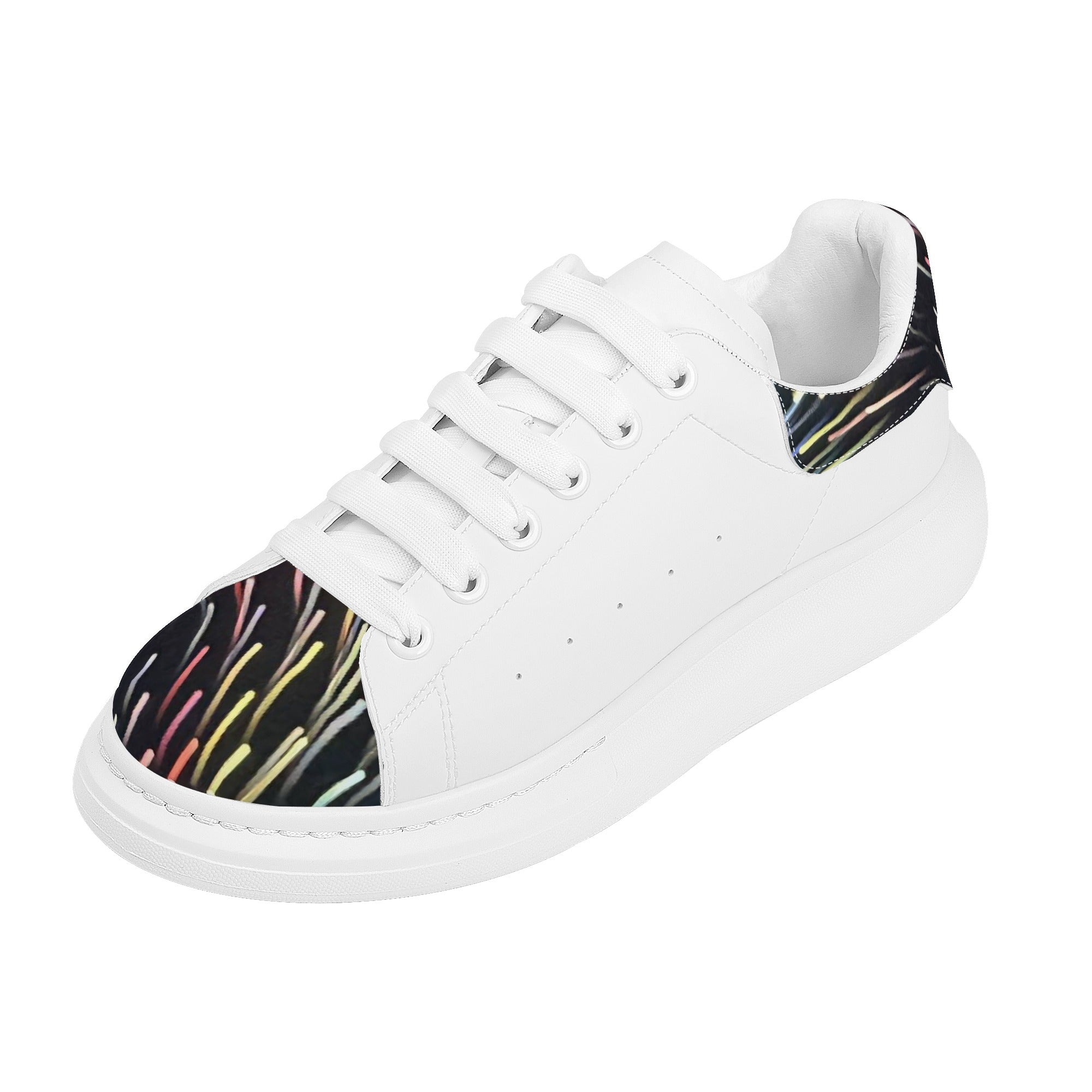 FZ Men's White Tongue Chunky Shoes - FZwear