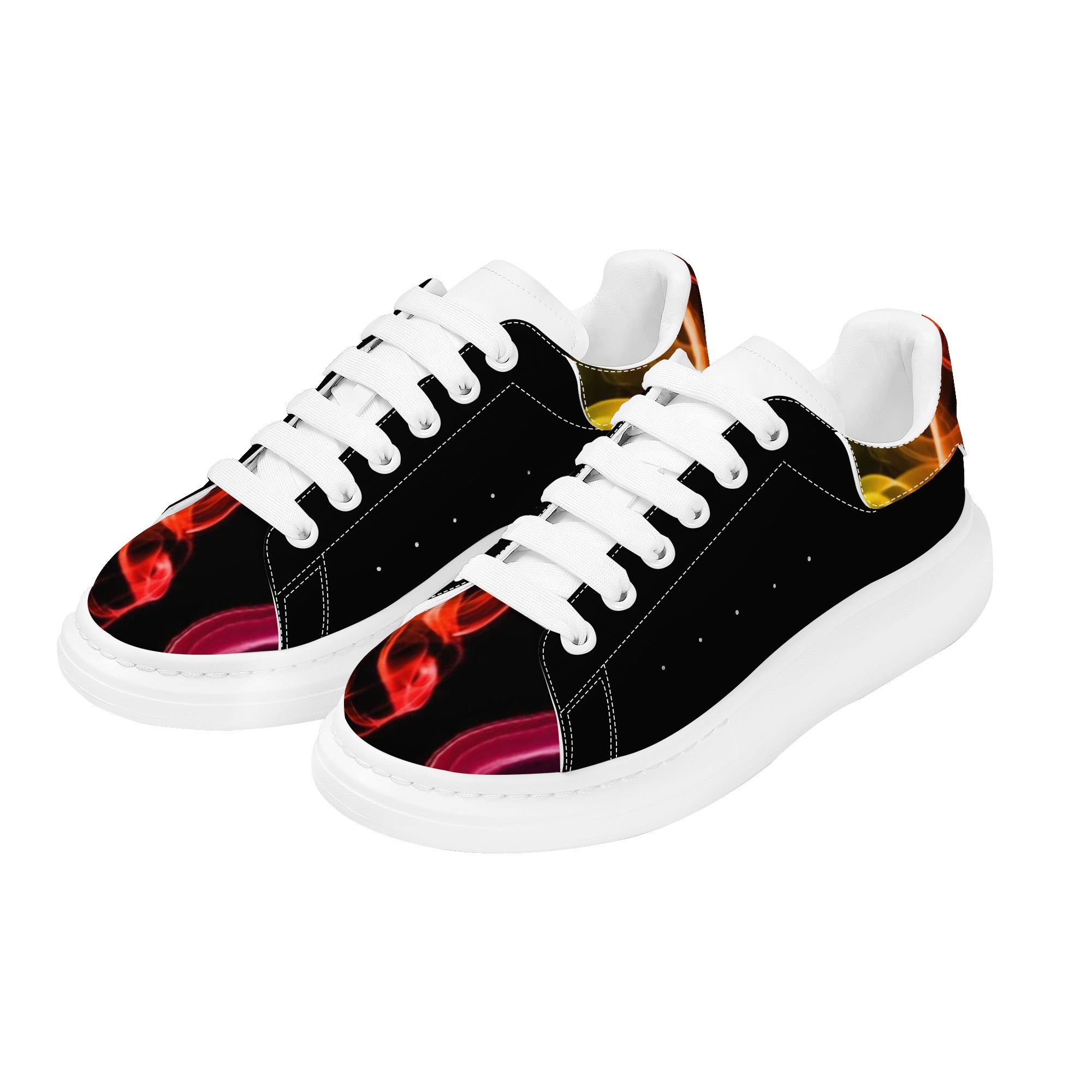 FZ Men's White Tongue Chunky Shoes - FZwear