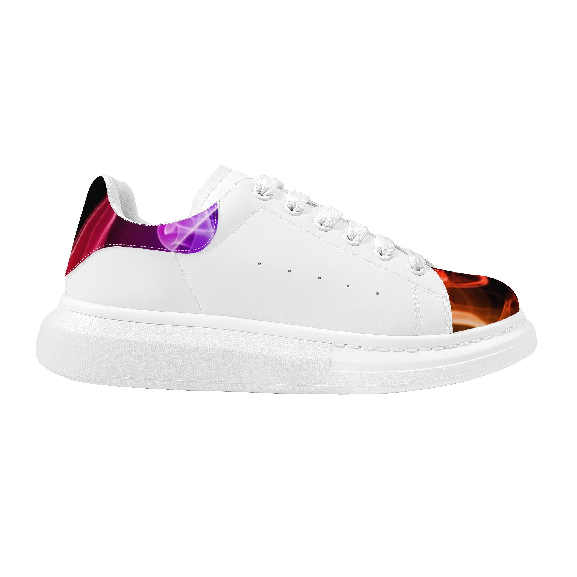 FZ Men's White Tongue Chunky Shoes - FZwear