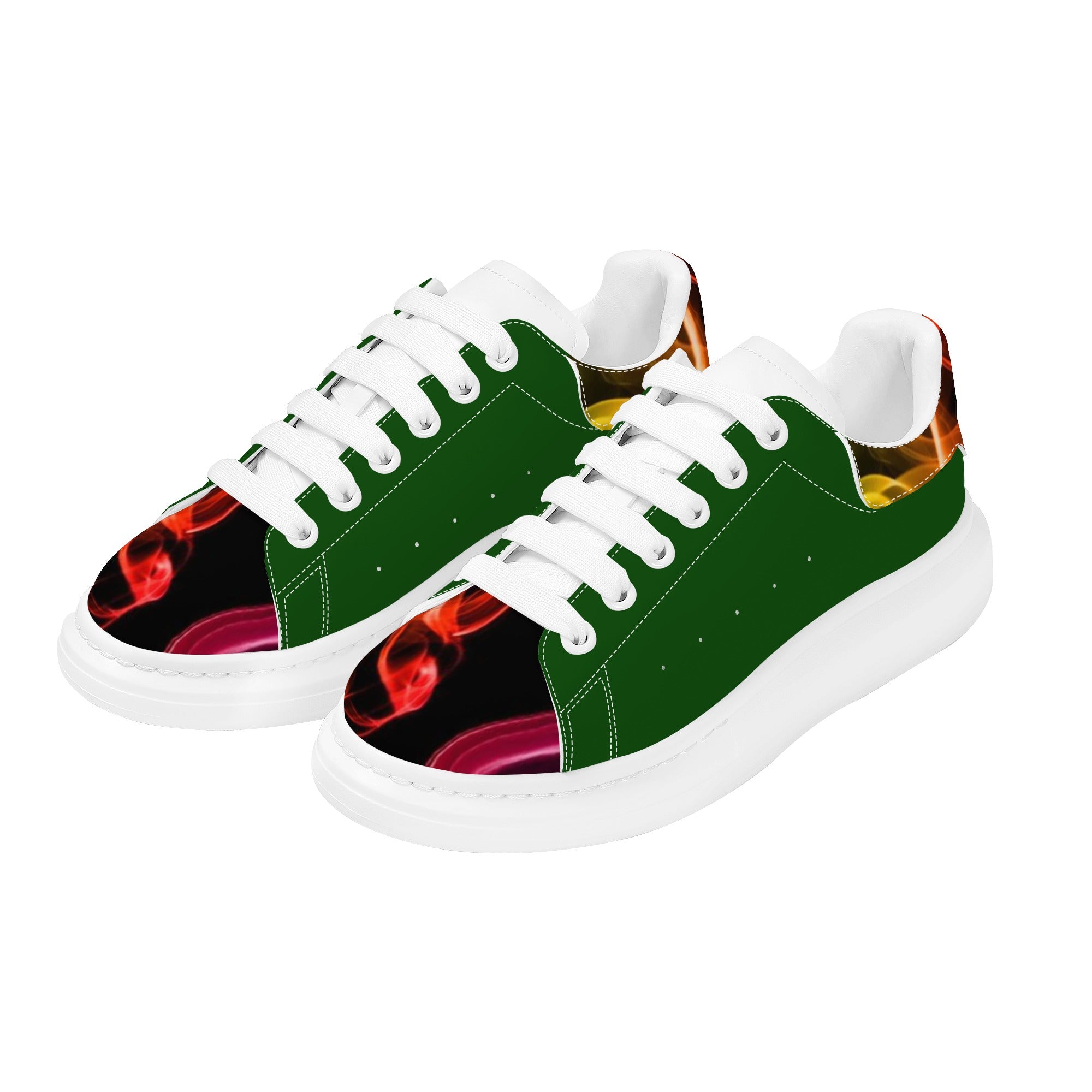 FZ Men's White Tongue Chunky Shoes - FZwear