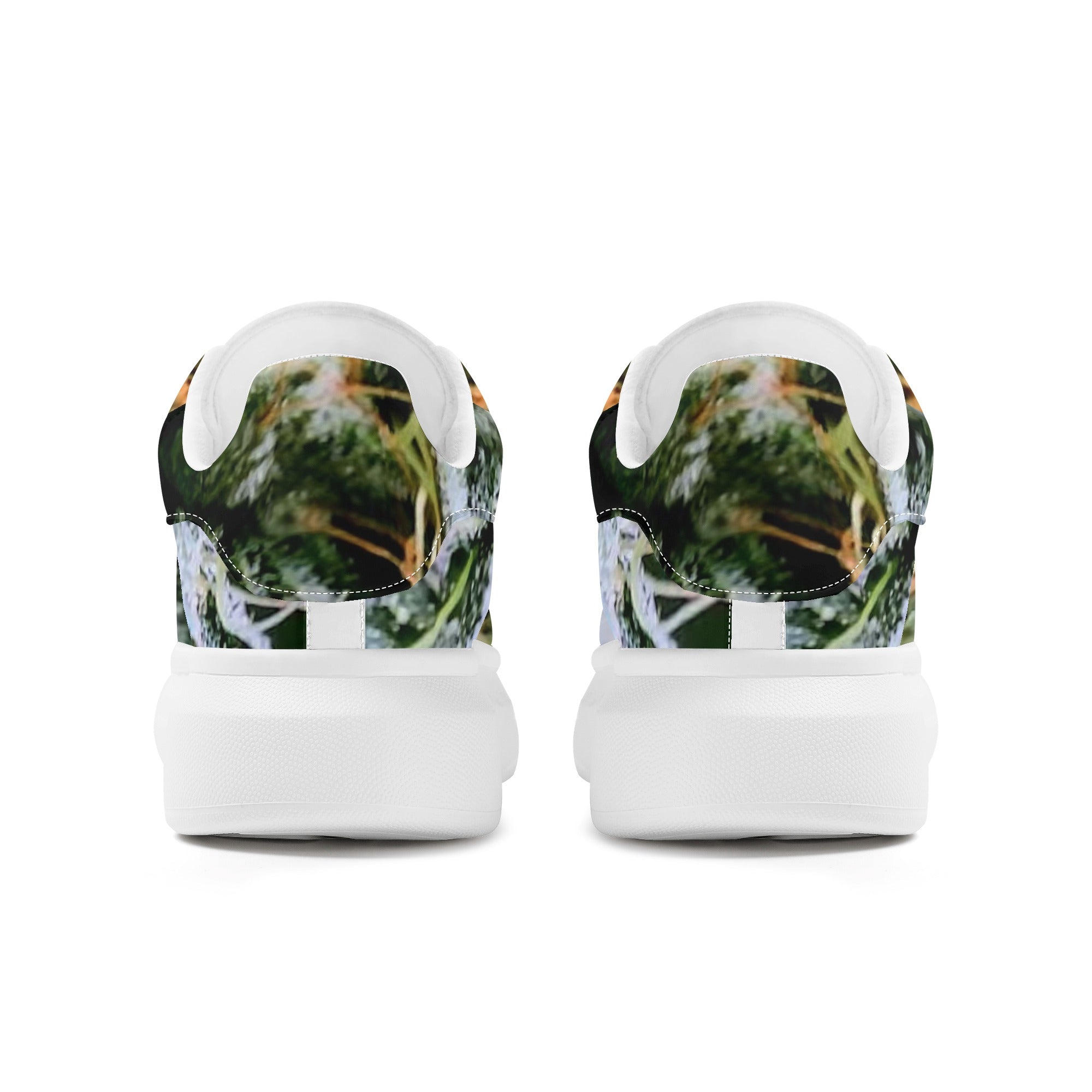 FZ Men's White Tongue Weed Chunky Shoes - FZwear