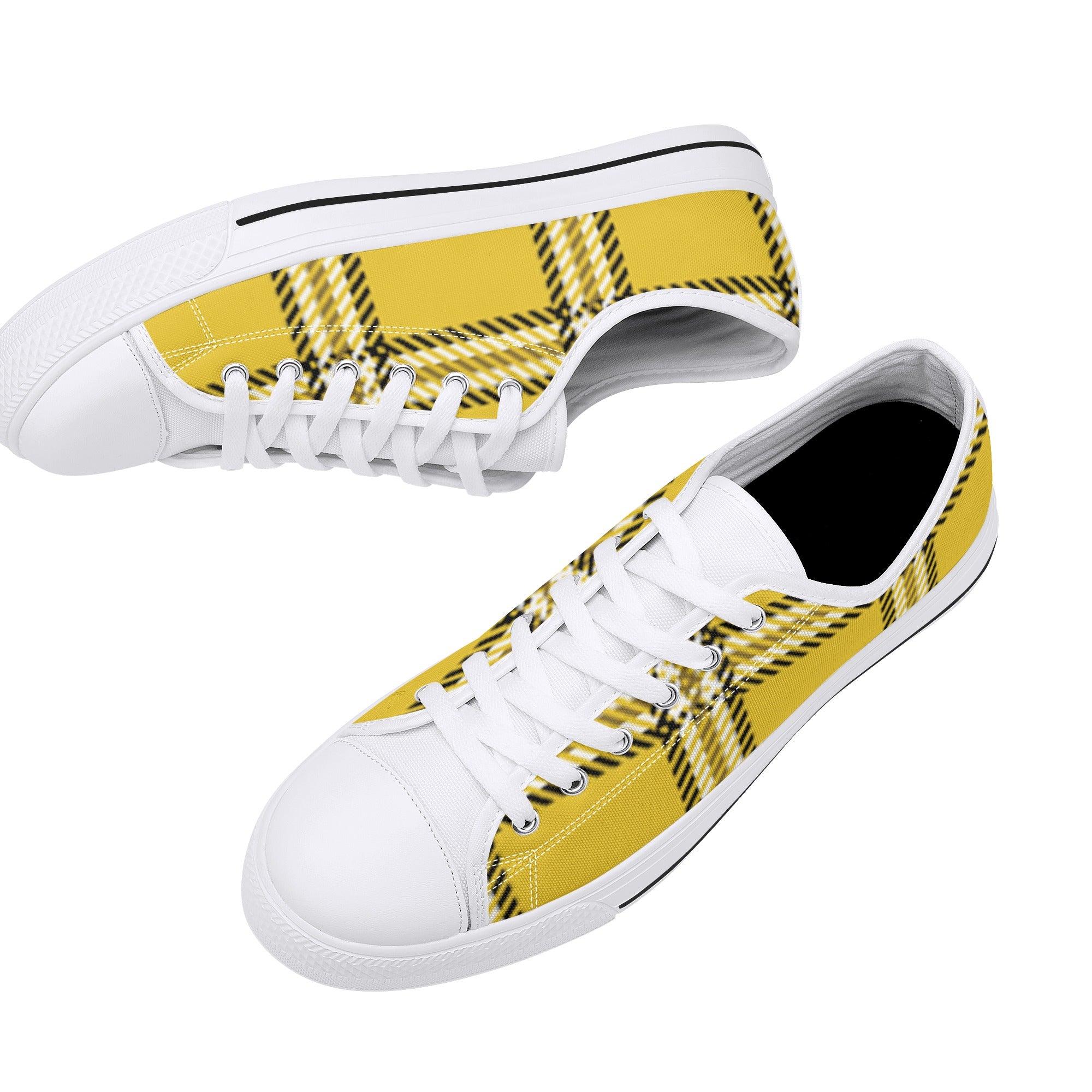 FZ Women's Lightweight White Tongue Canvas Shoes - FZwear