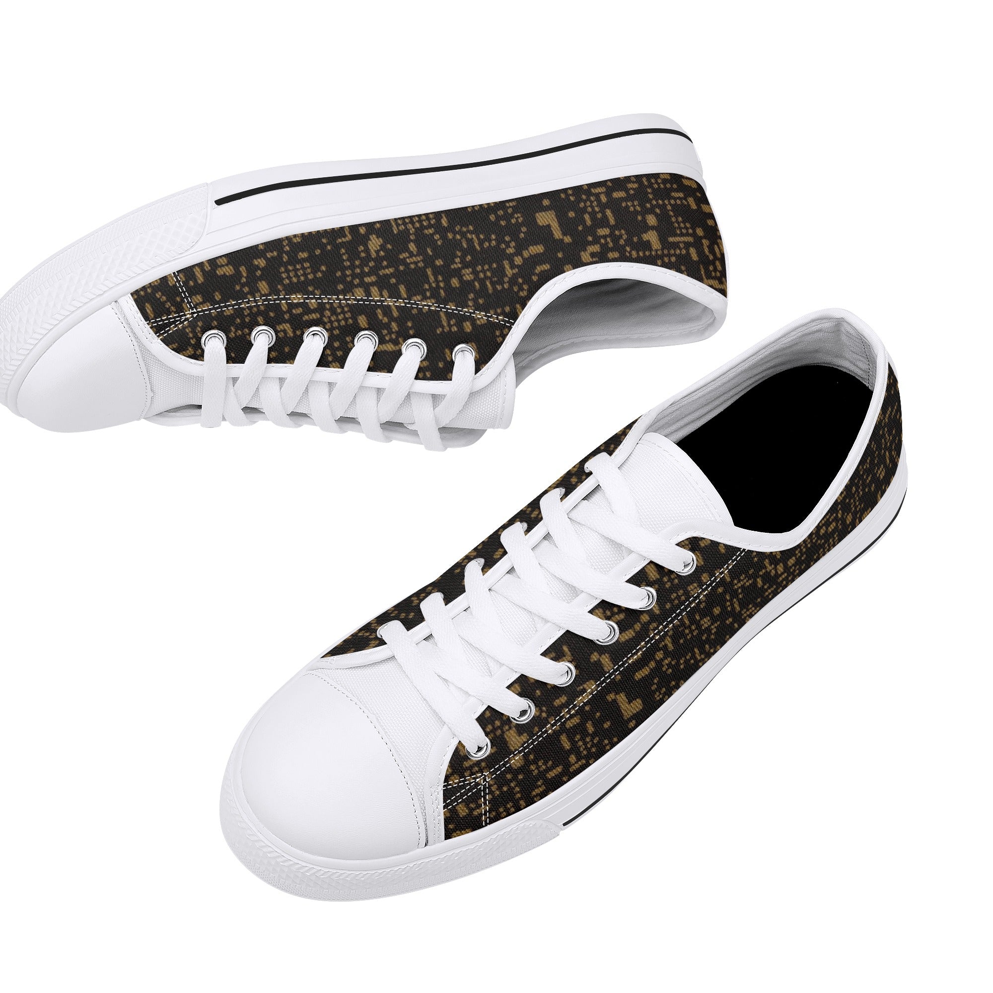 FZ Women's Lightweight White Tongue Canvas Shoes - FZwear