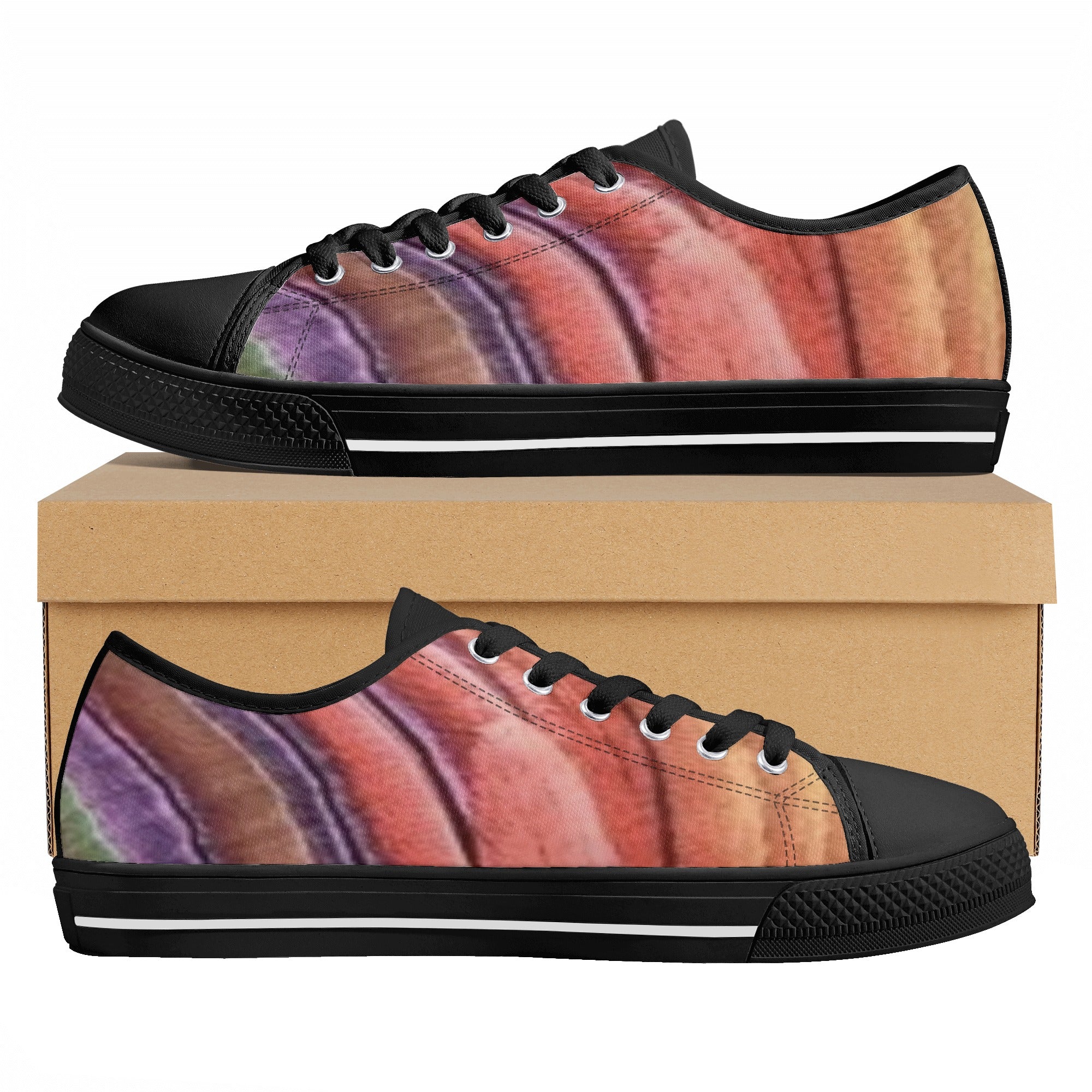 FZ Women's Lightweight White Tongue Canvas Shoes - FZwear