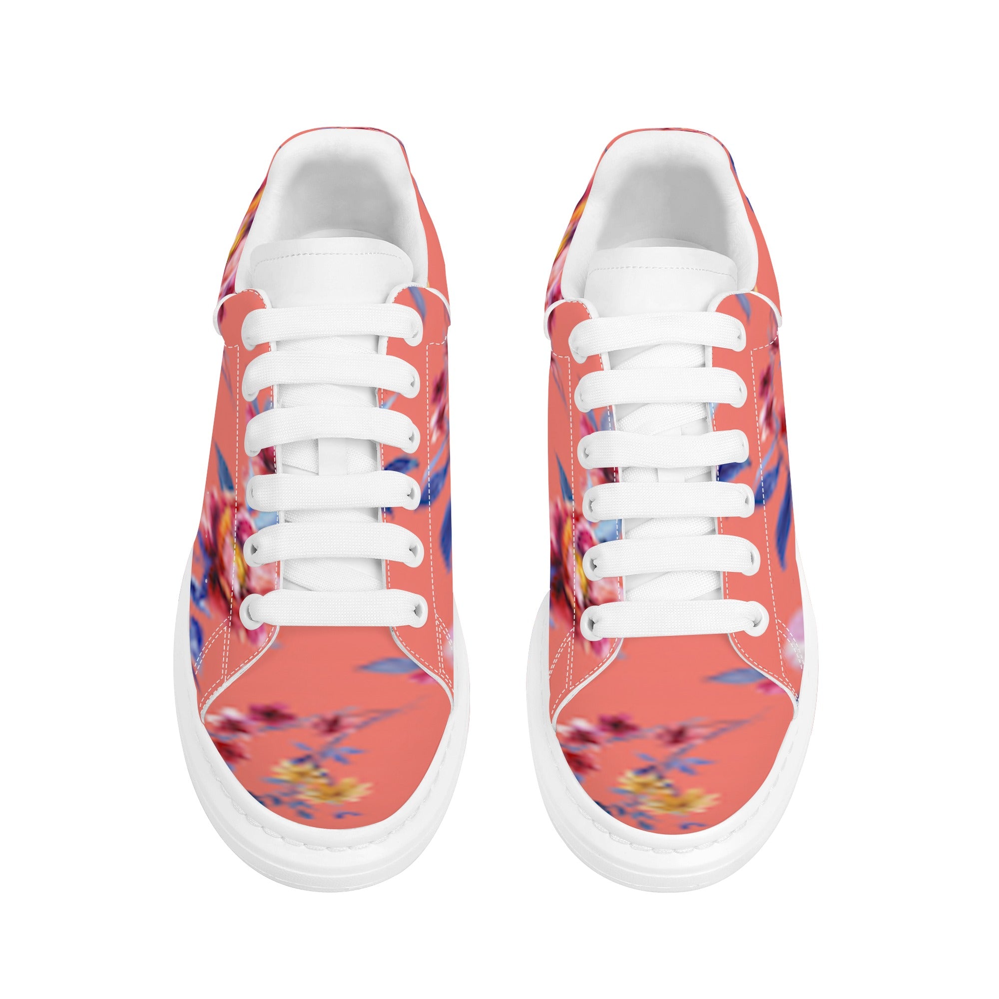 FZ Women's White Tongue Chunky Shoes - FZwear