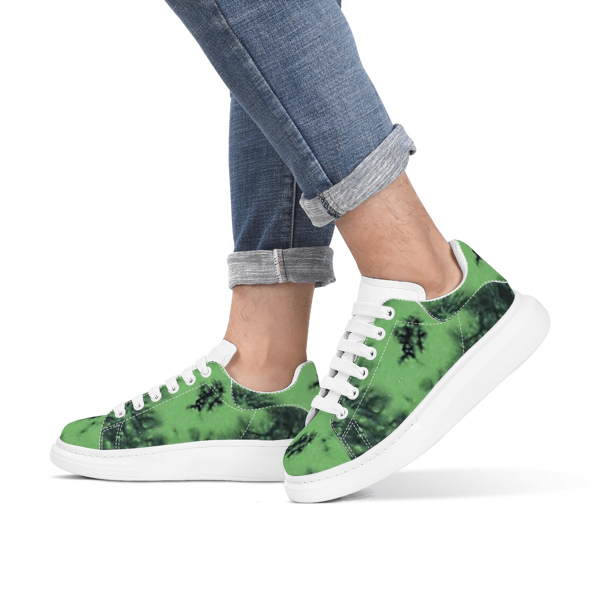 FZ Men's White Tongue Chunky Shoes - FZwear