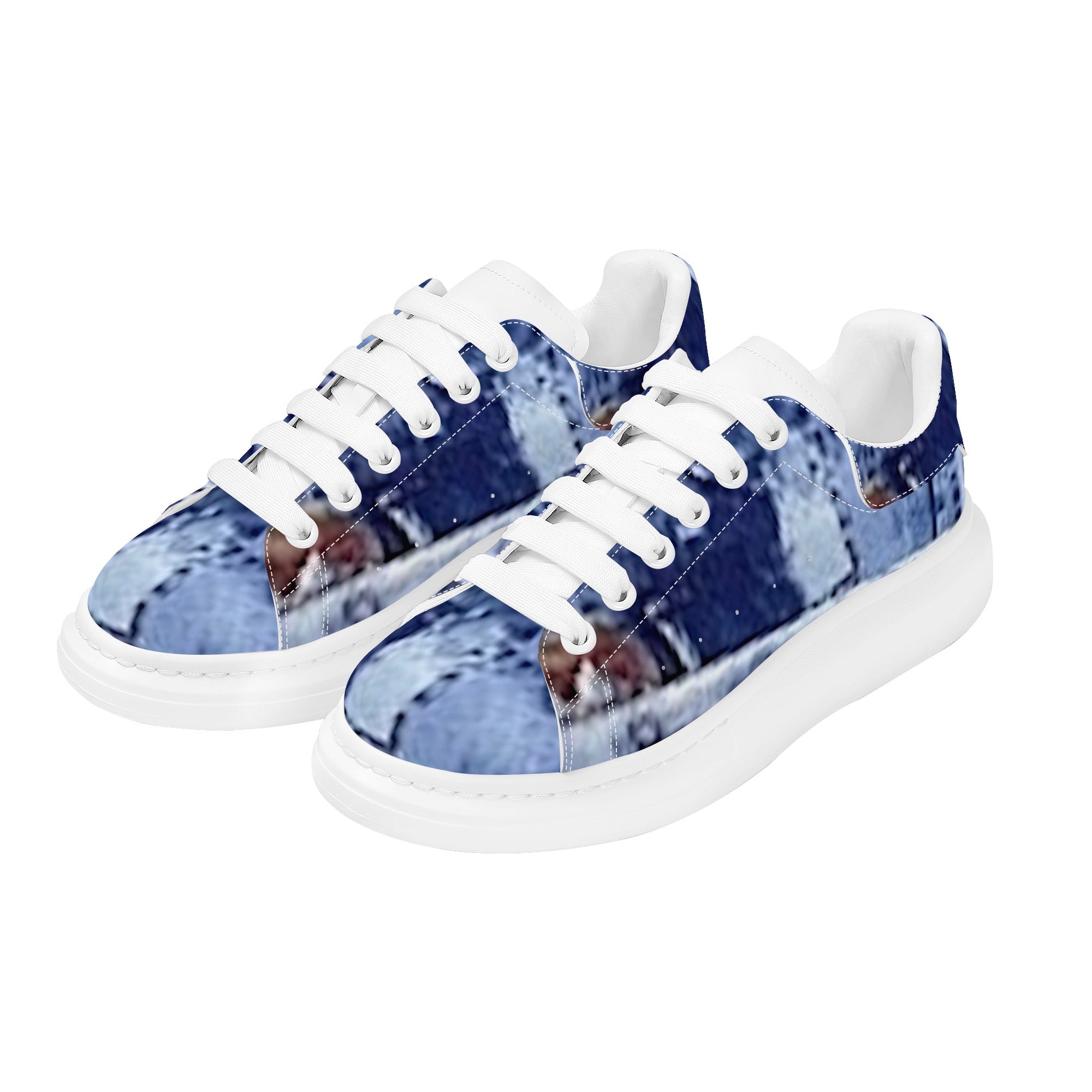 FZ Men's White Tongue Chunky Shoes - FZwear