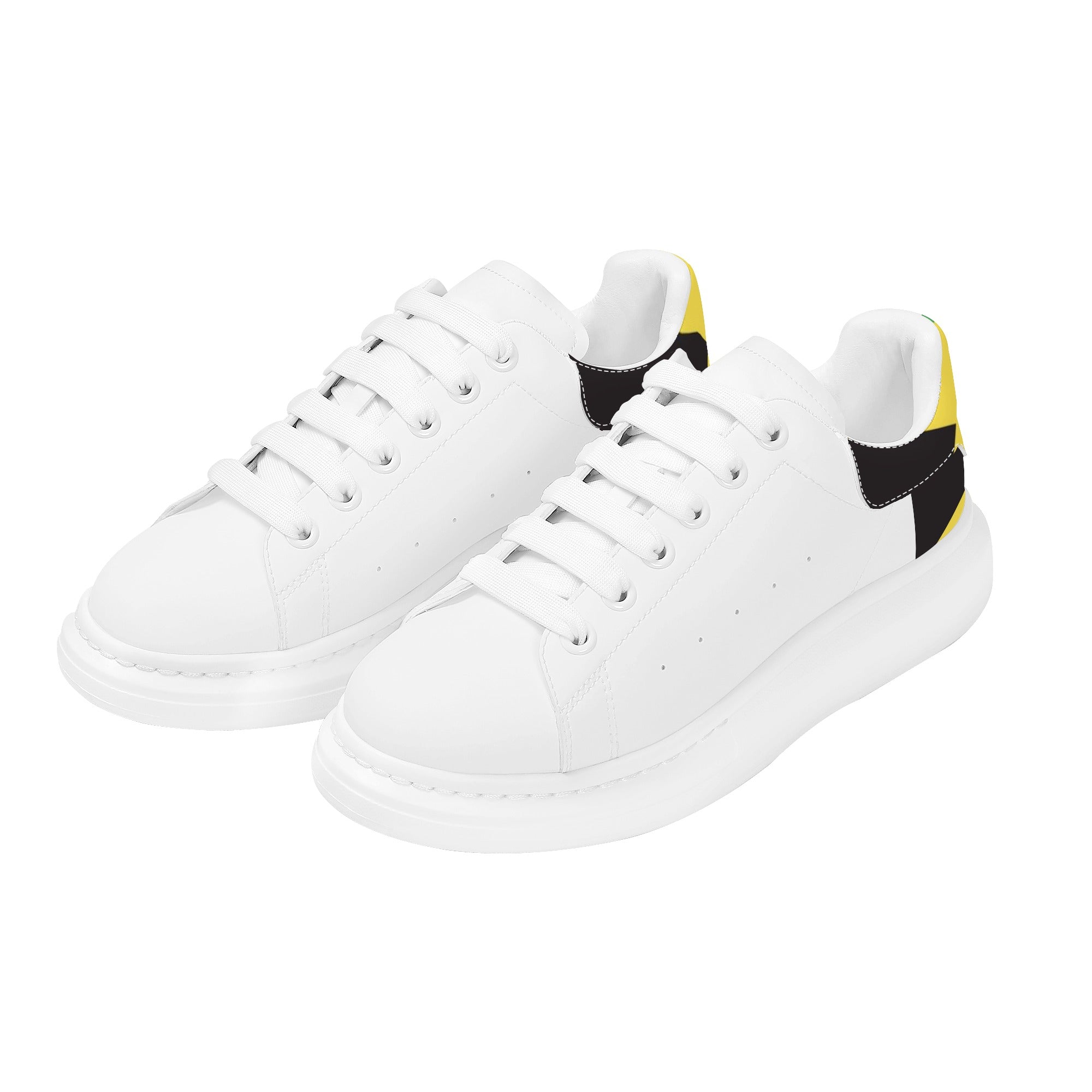 FZ Mens Yaad White Tongue Chunky Shoes - FZwear