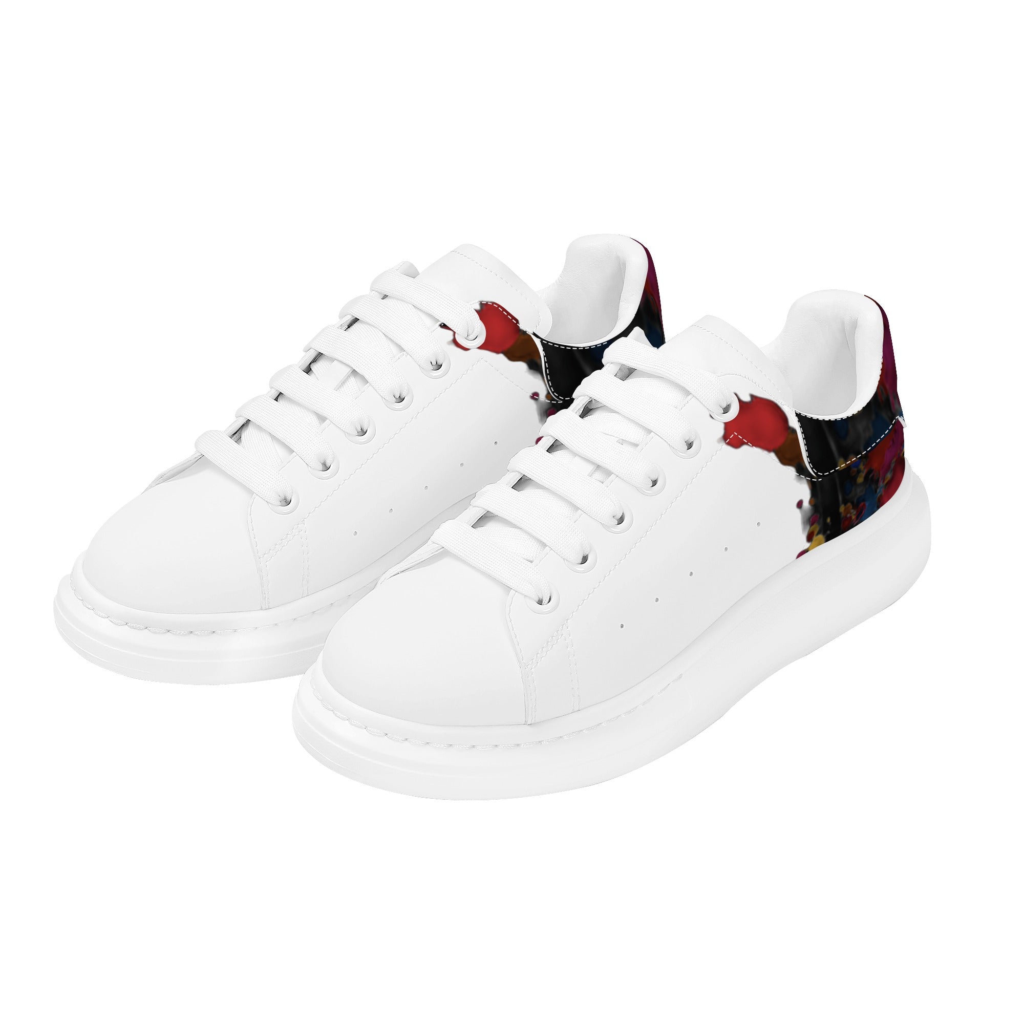 FZ Mens White Tongue Chunky Shoes - FZwear
