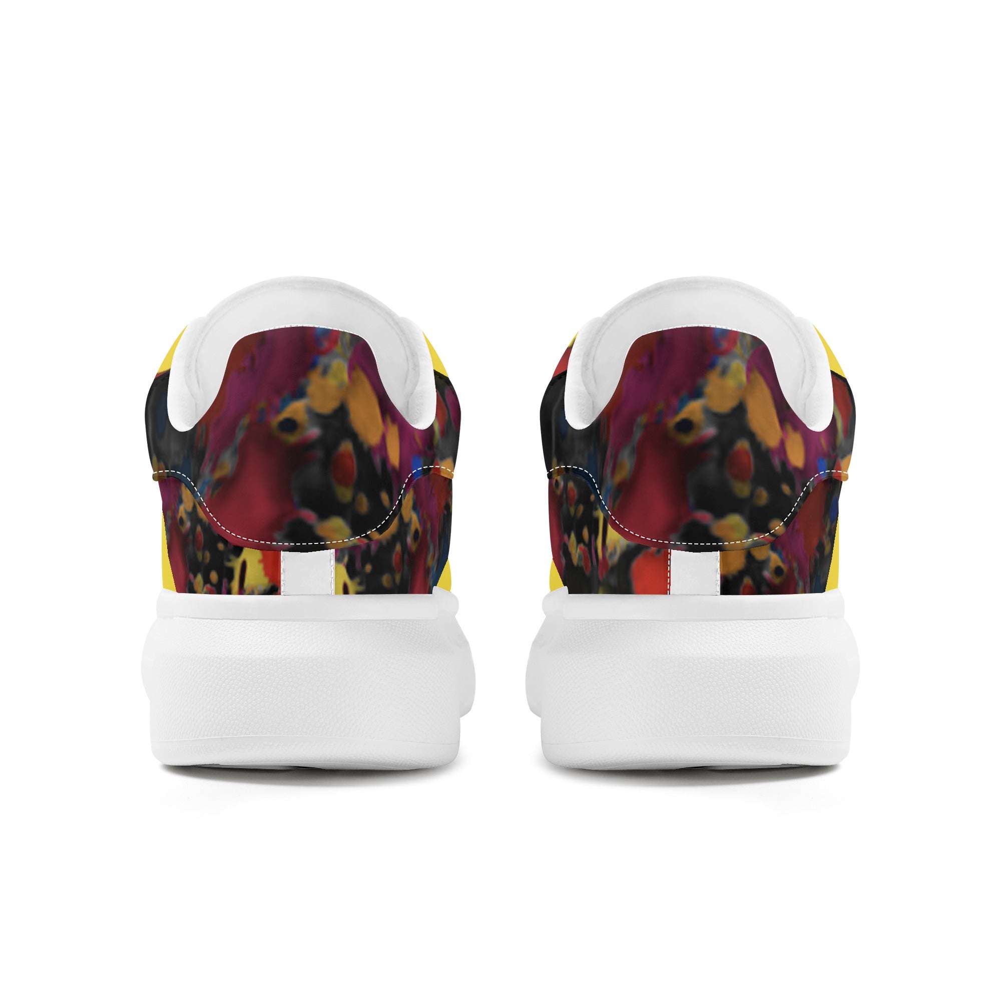 FZ Mens White Tongue Chunky Shoes - FZwear