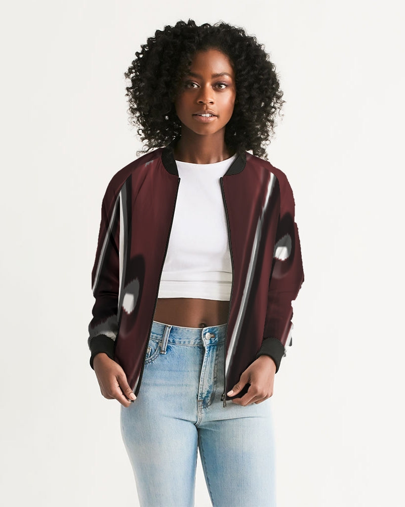 the zone circle women's bomber jacket