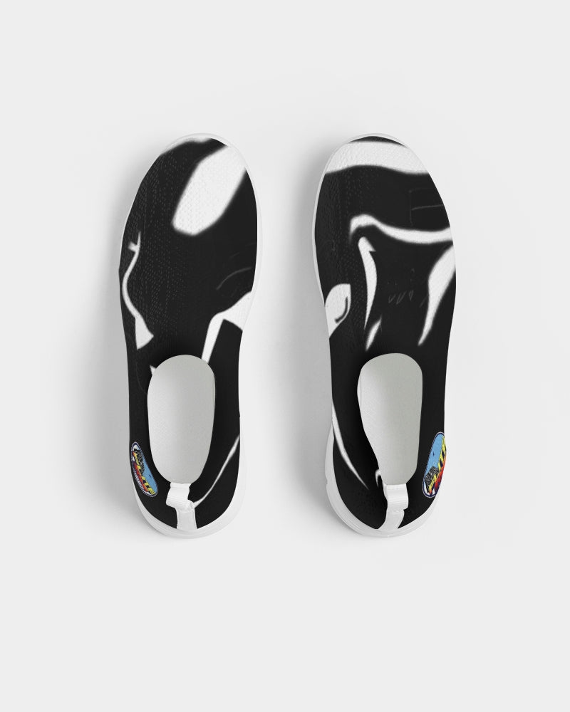 black zone women's slip-on flyknit shoe