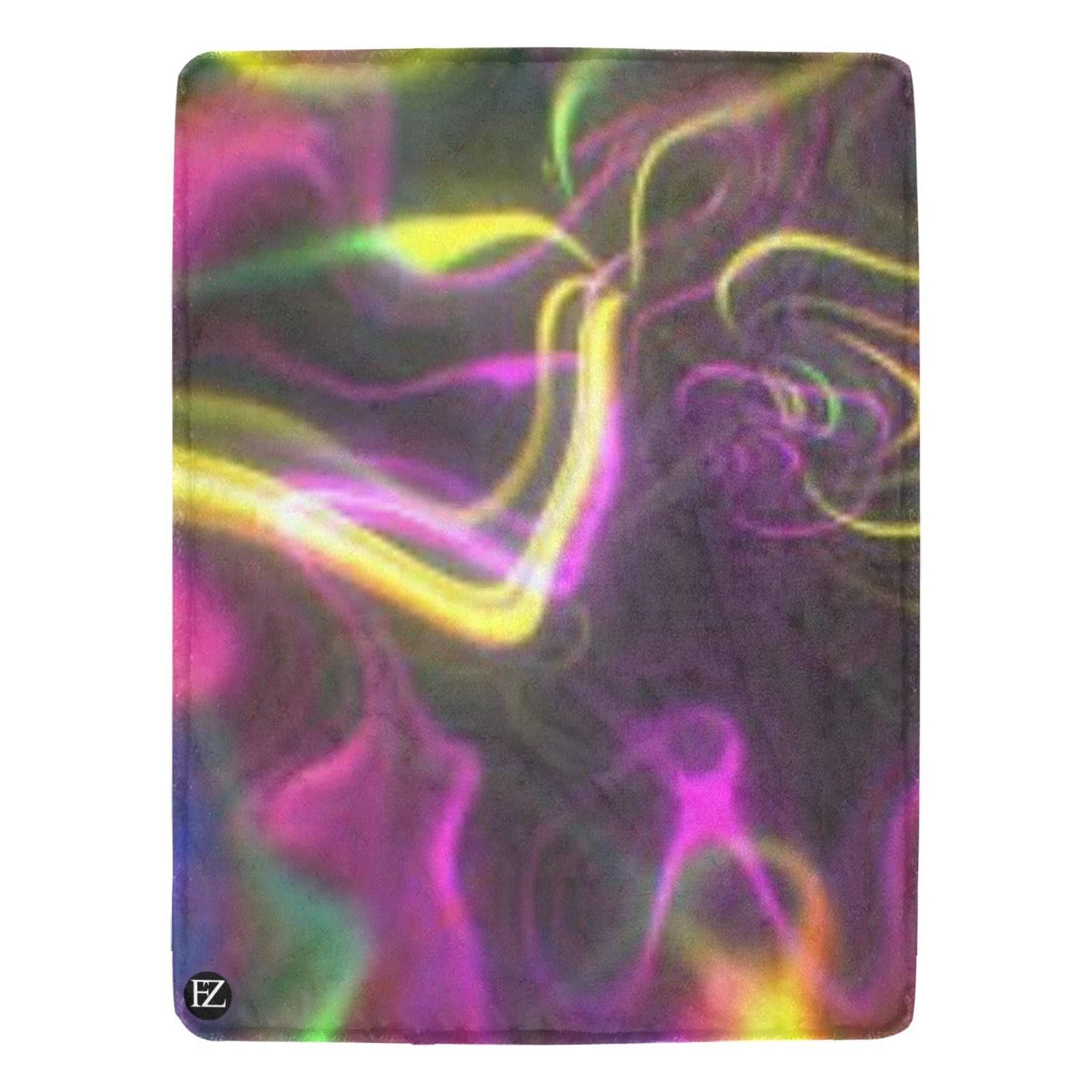 cozy thick blanket abstract 1 ultra-soft micro fleece blanket 60"x80" (thick)