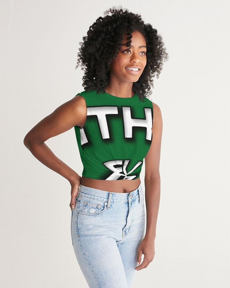 garden flite women's twist-front tank