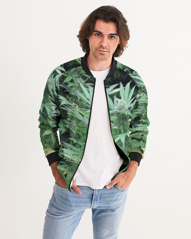orange hill - lighter shade men's bomber jacket