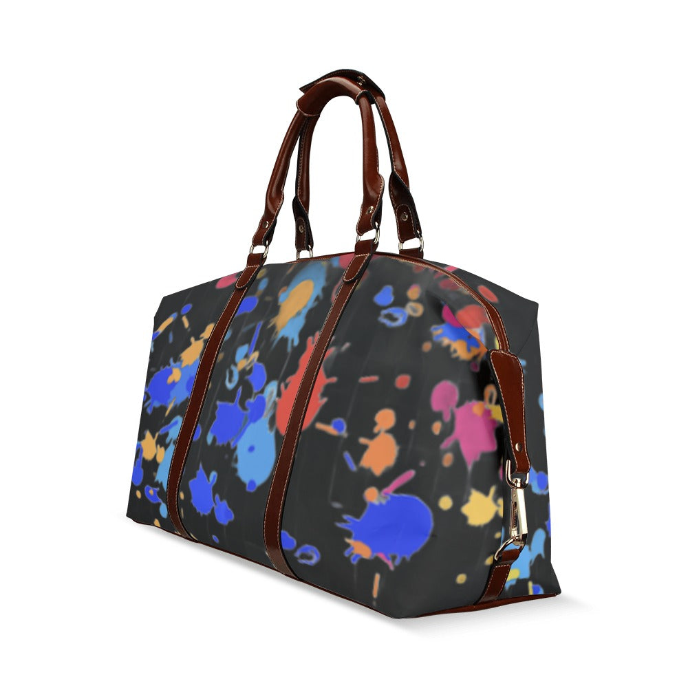 fz paint print travel bag flight bag(model 1643)