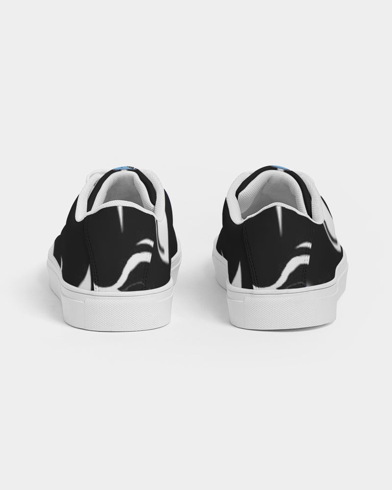 blue zone men's faux-leather sneaker